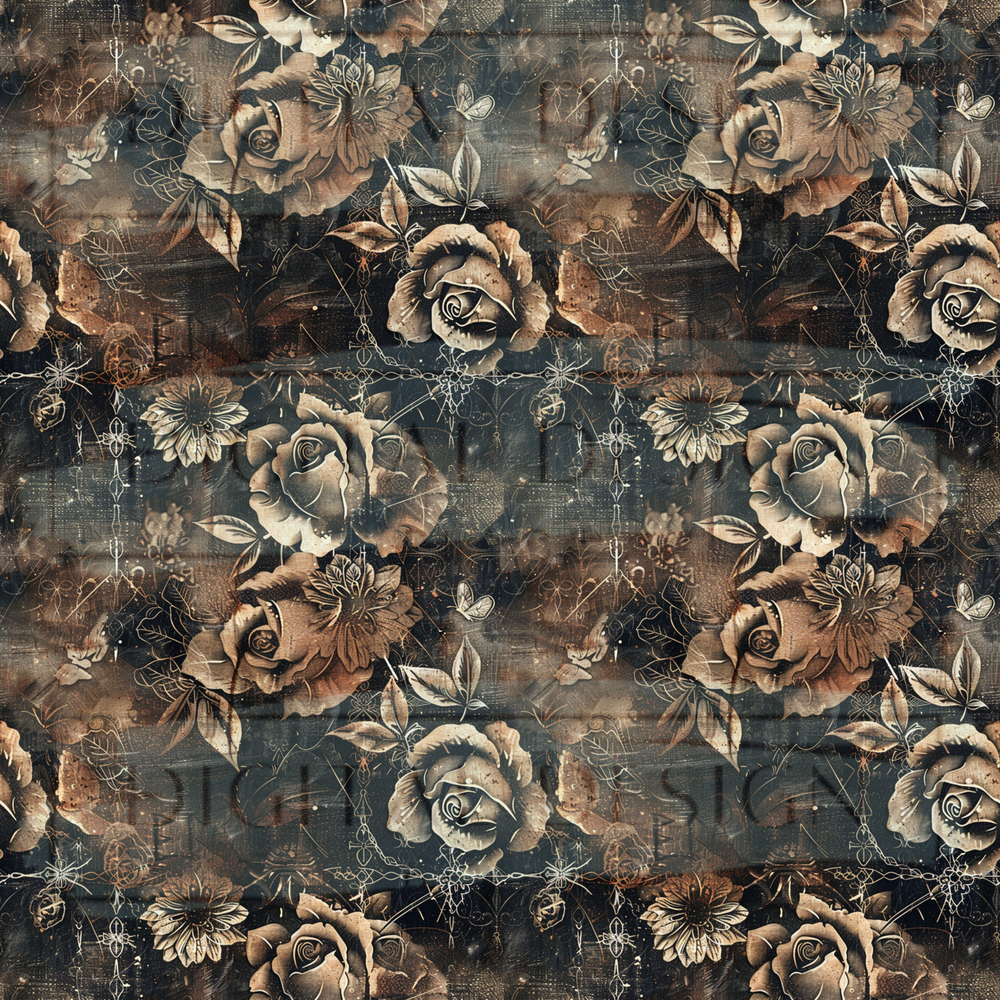 Leather and Barbed Roses VinylV2792