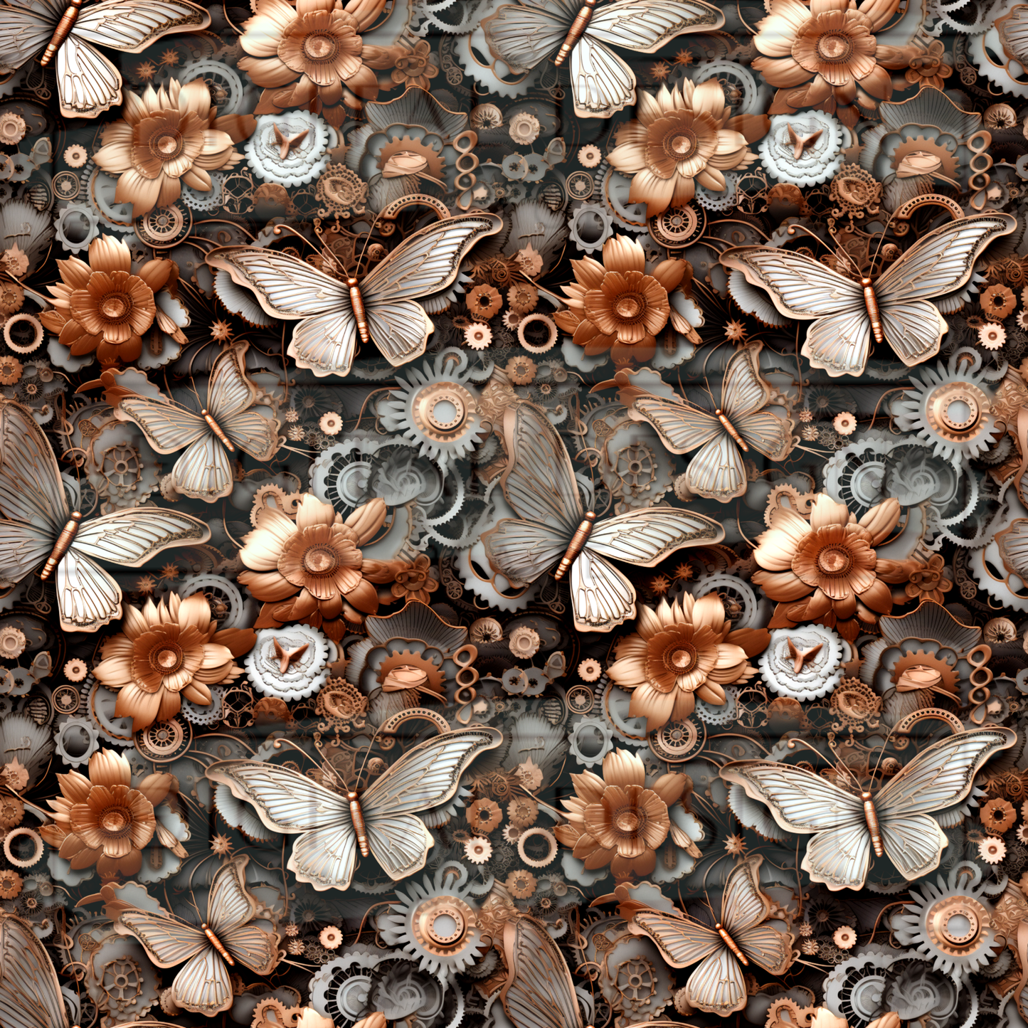 Steampunk Butterfly Wanderer VinylV2793