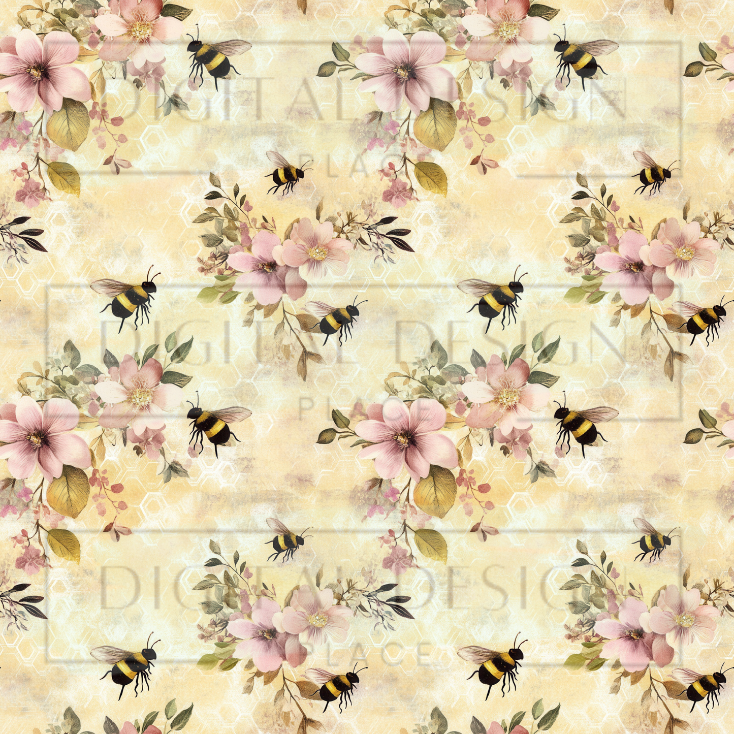 Beehive Blossoms VinylV2652