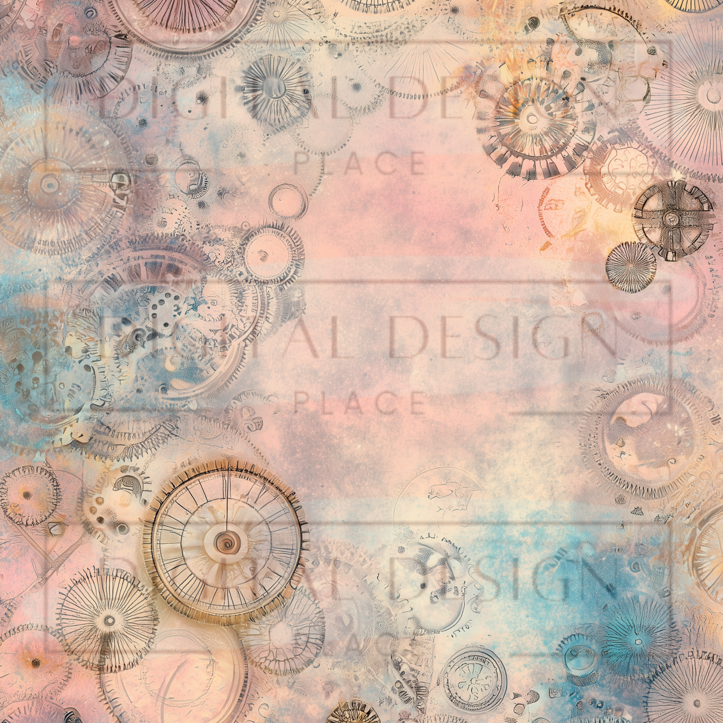 Pastel Steampunk VinylV2703