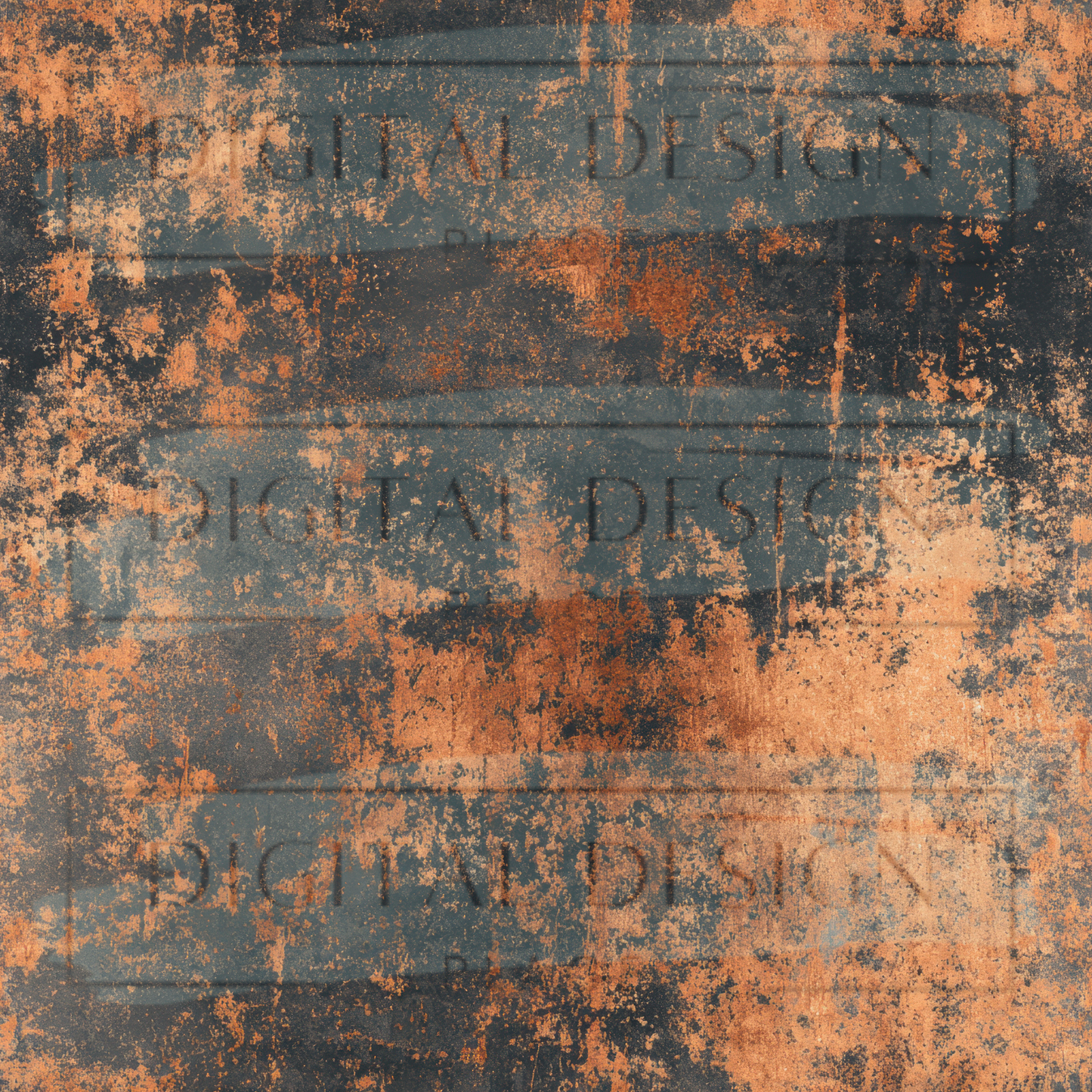 Grunge Black Rust VinylV2694