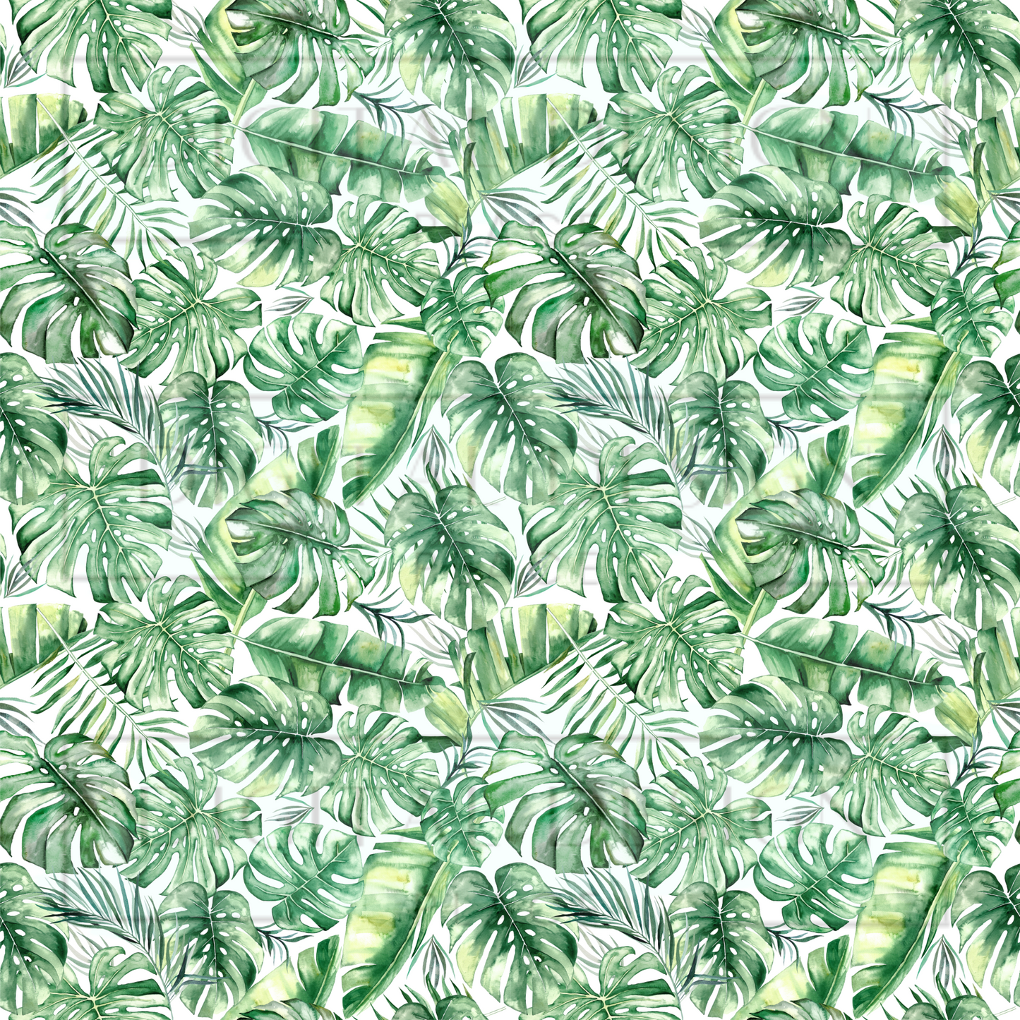 Monstera Layered Small Print VinylV1284