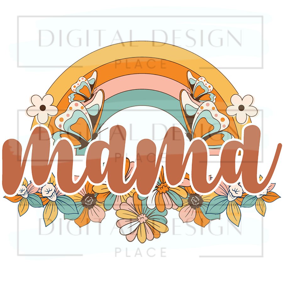 Retro Rainbow Mama MOMM72