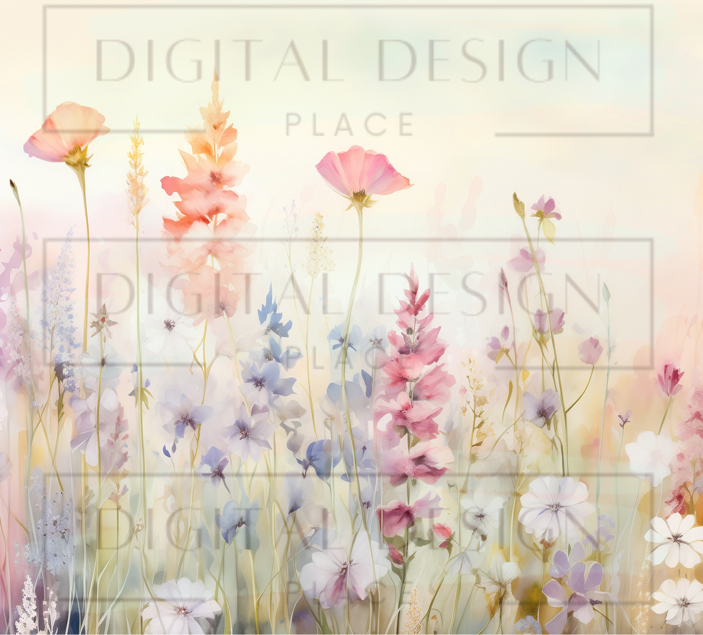 Watercolor Wildflowers TWYT255