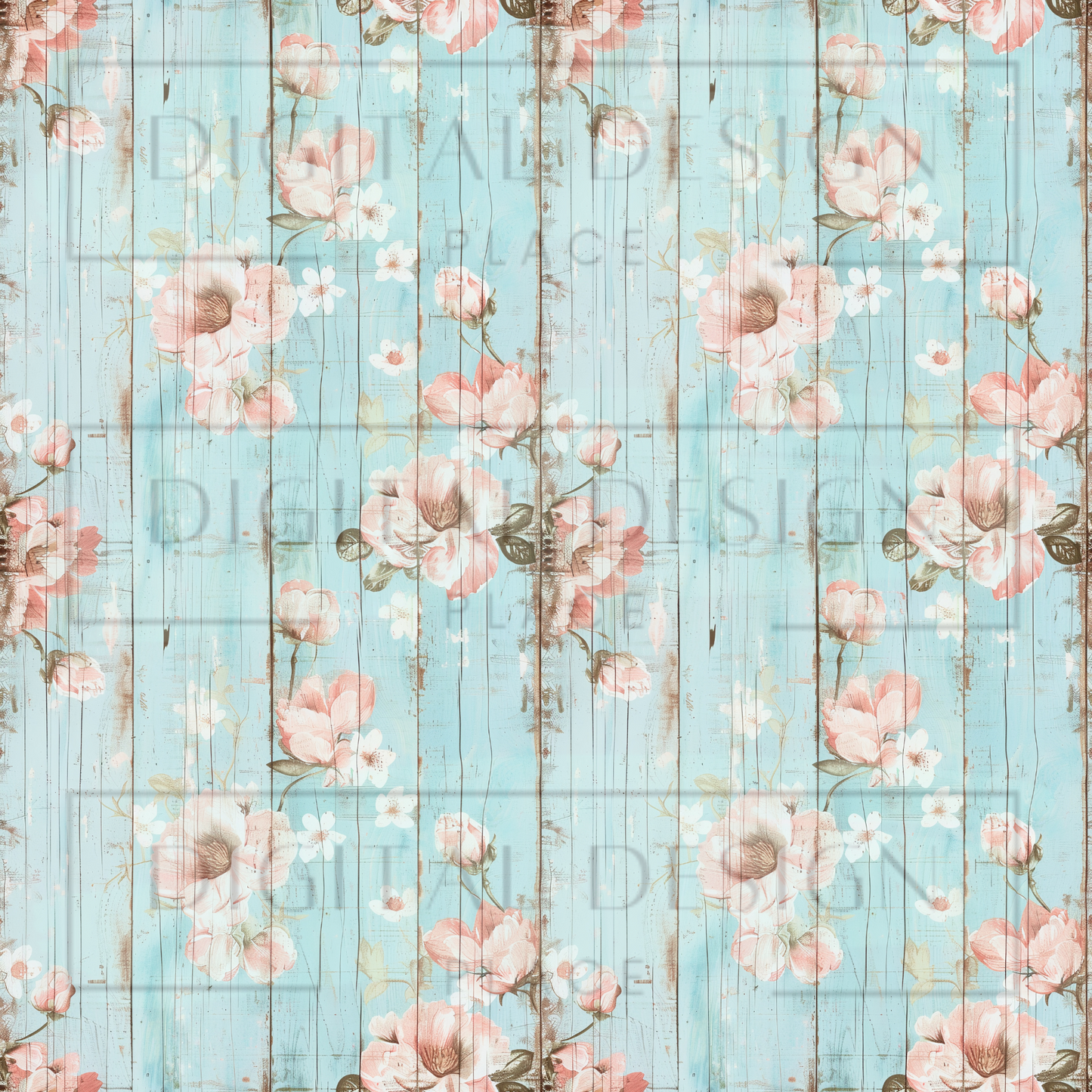 Chic Spring Florals 3 VinylV1226