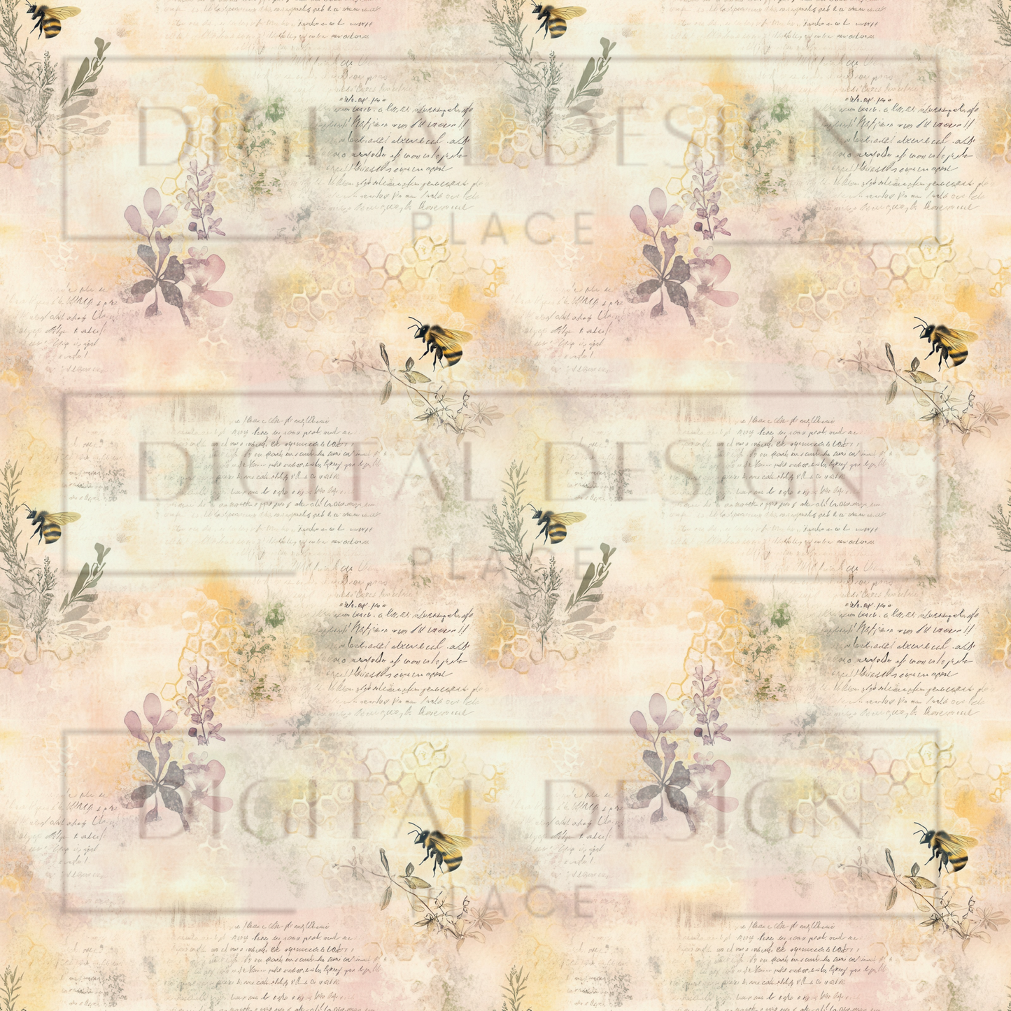 Beehive Blossoms VinylV2649