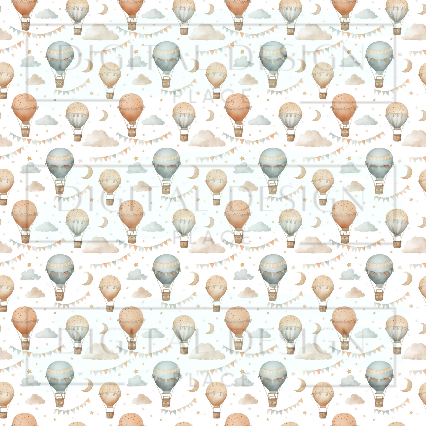 Hot Air Balloon Nursery VinylV2812