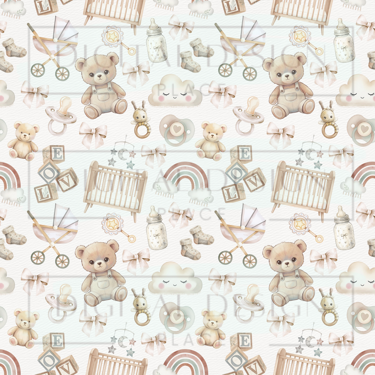 Teddy Bear Nursery VinylV2813