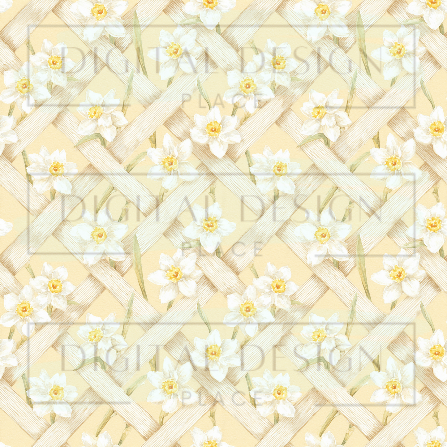 Lemon Flowers VinylV2883