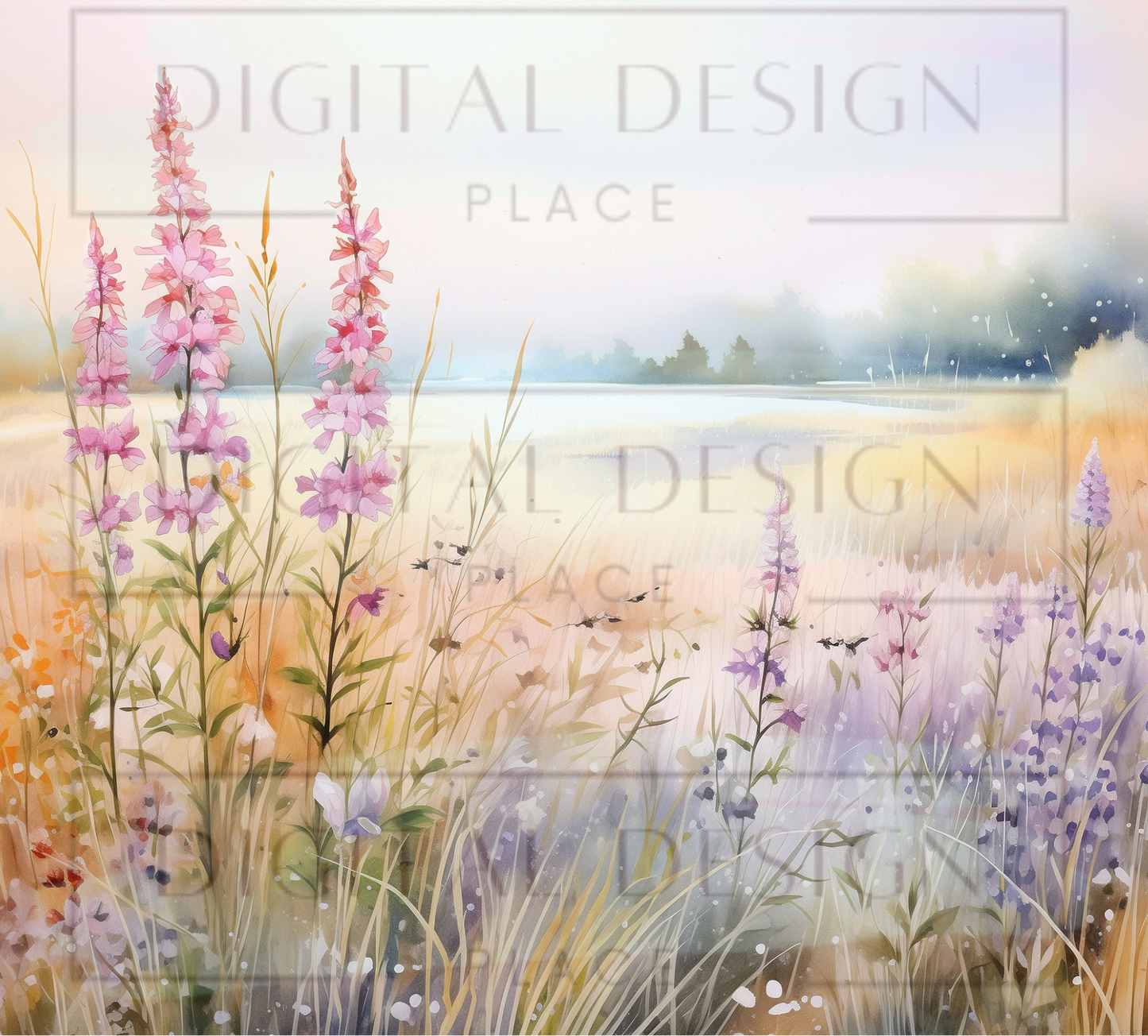 Watercolor Wildflowers TWYT259