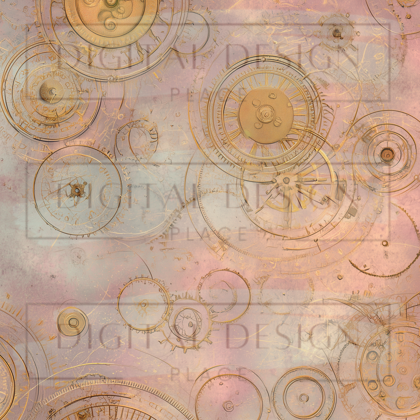 Pastel Steampunk VinylV2705