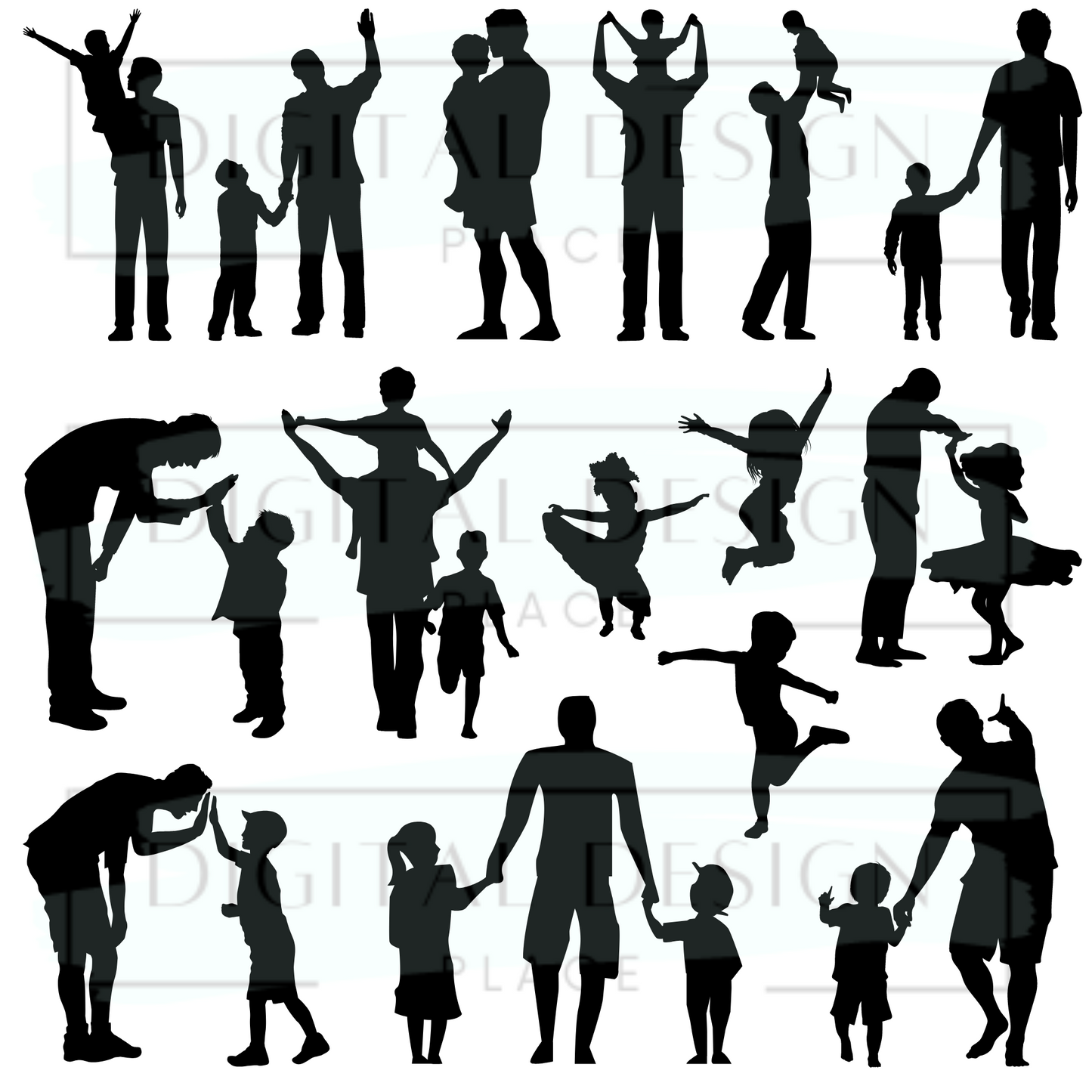 Dad Silhouettes ELEE135