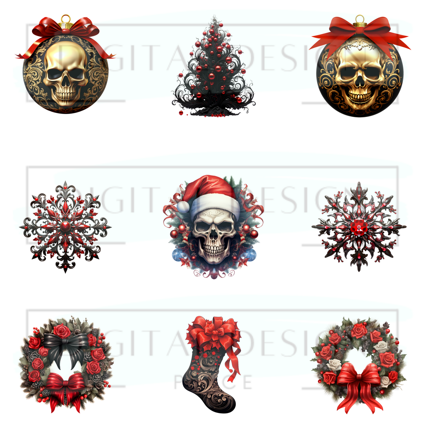 Grunge Christmas ELEE262