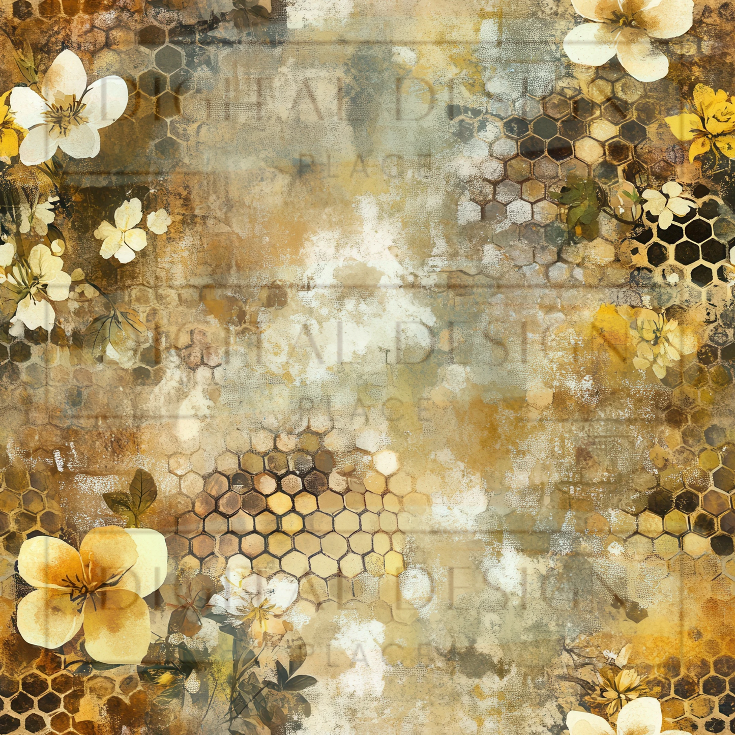 Beehive Blossoms VinylV2658