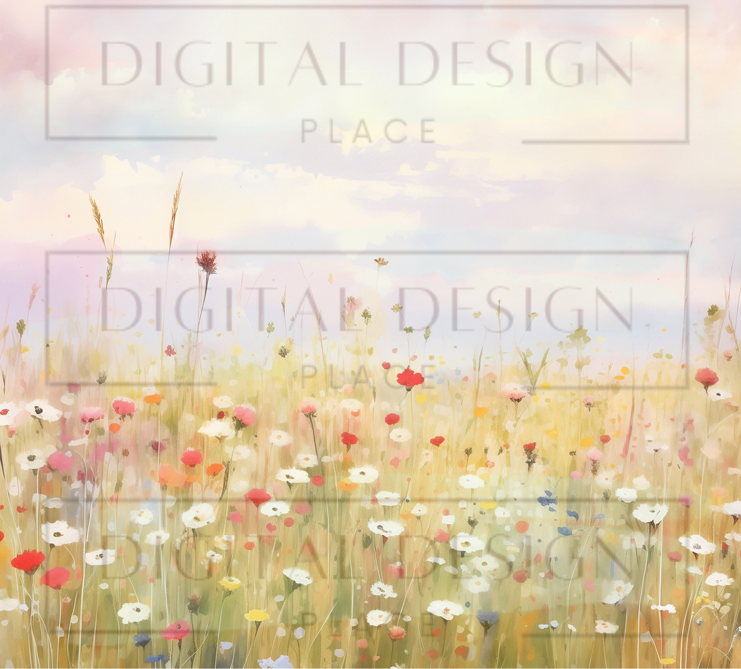 Watercolor Wildflowers TWYT254