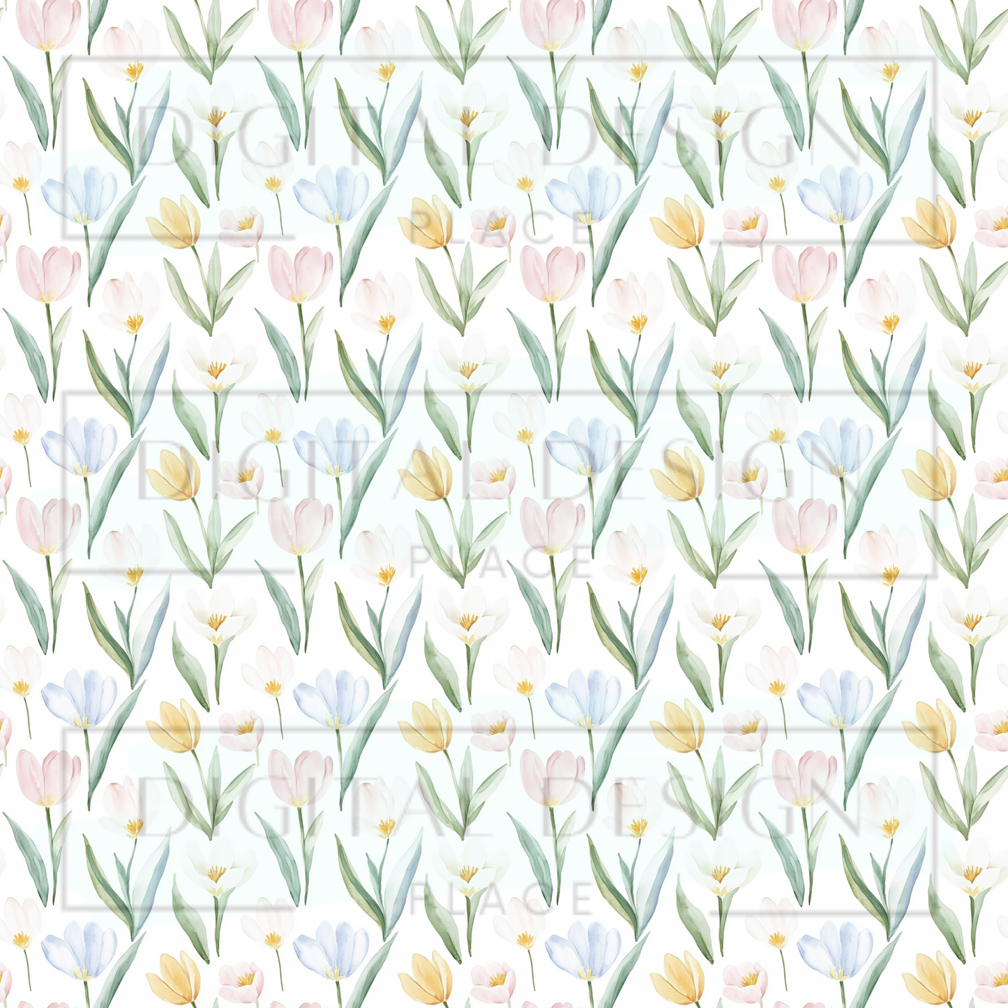 Springtime Tulips VinylV2662