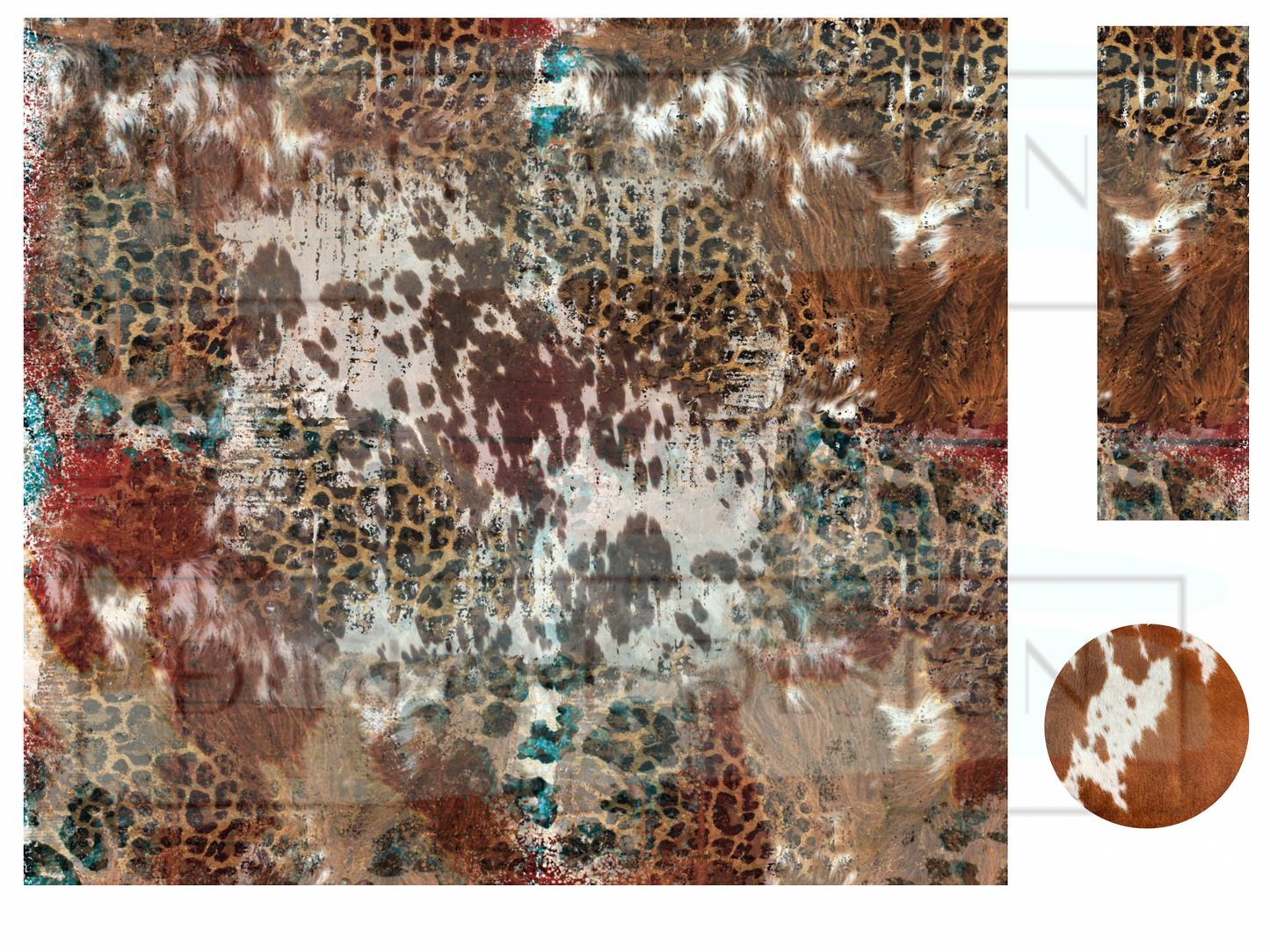 Cow Leopard Mix WrB147