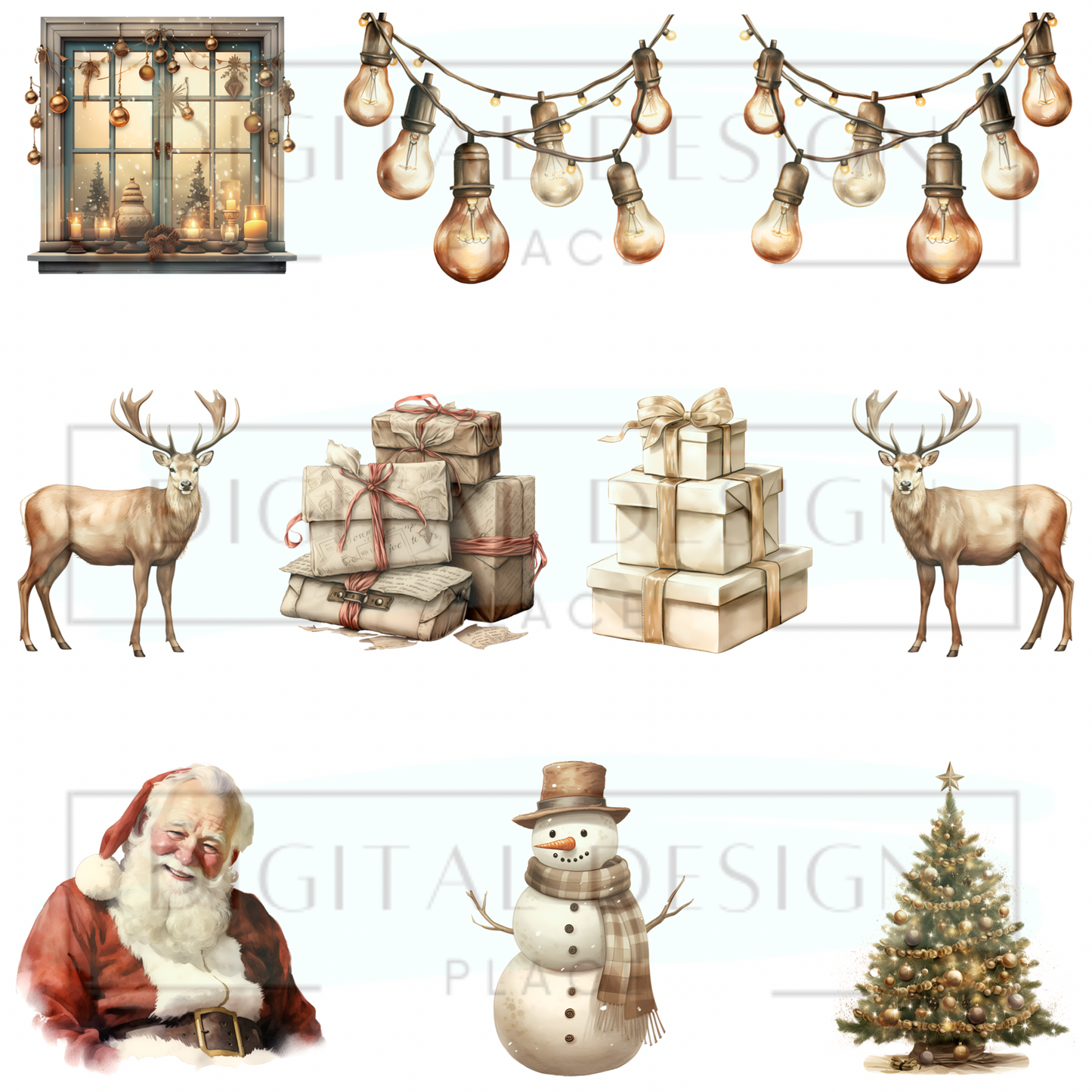 Antique Chritsmas ELEE275