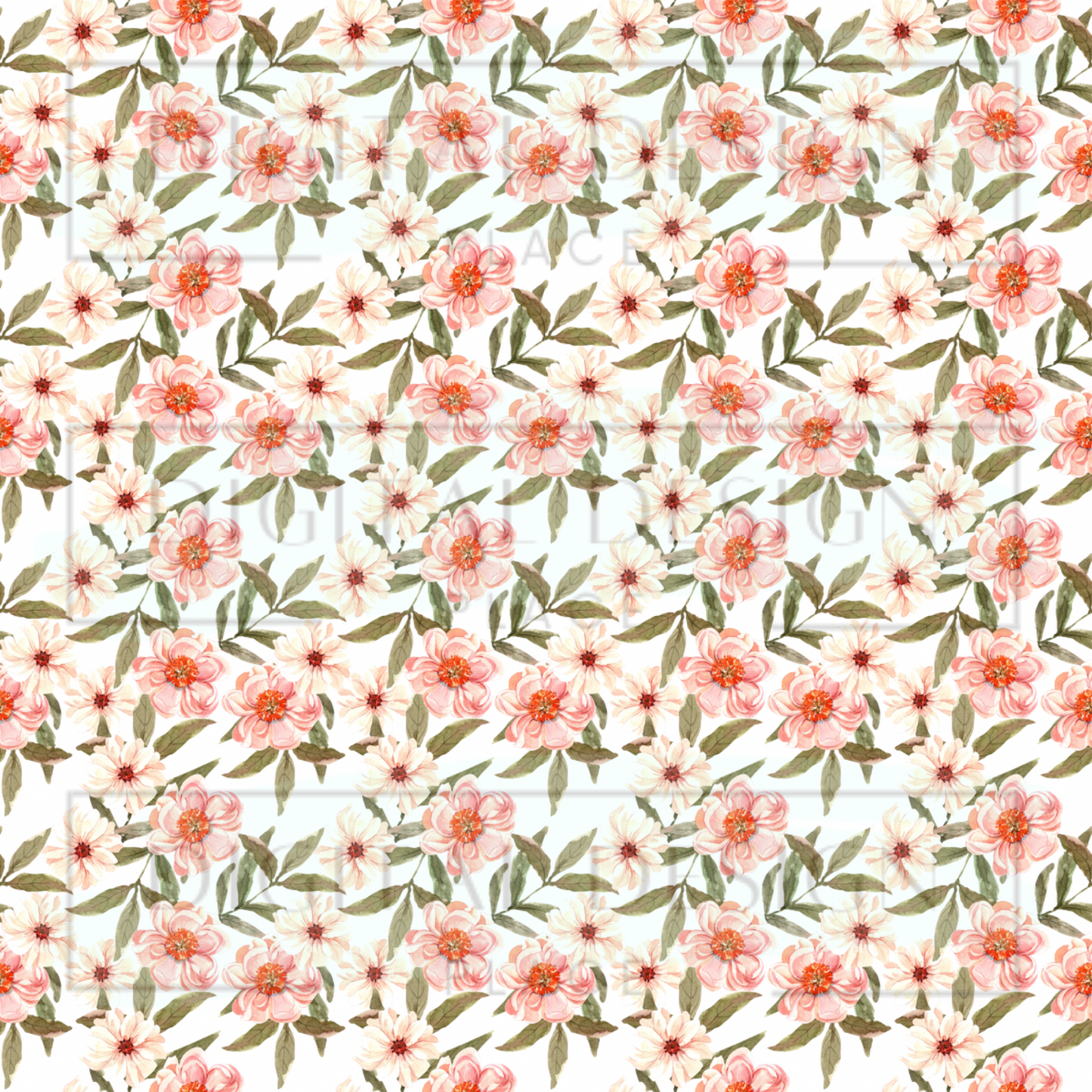 Pink Flower Power VinylV793