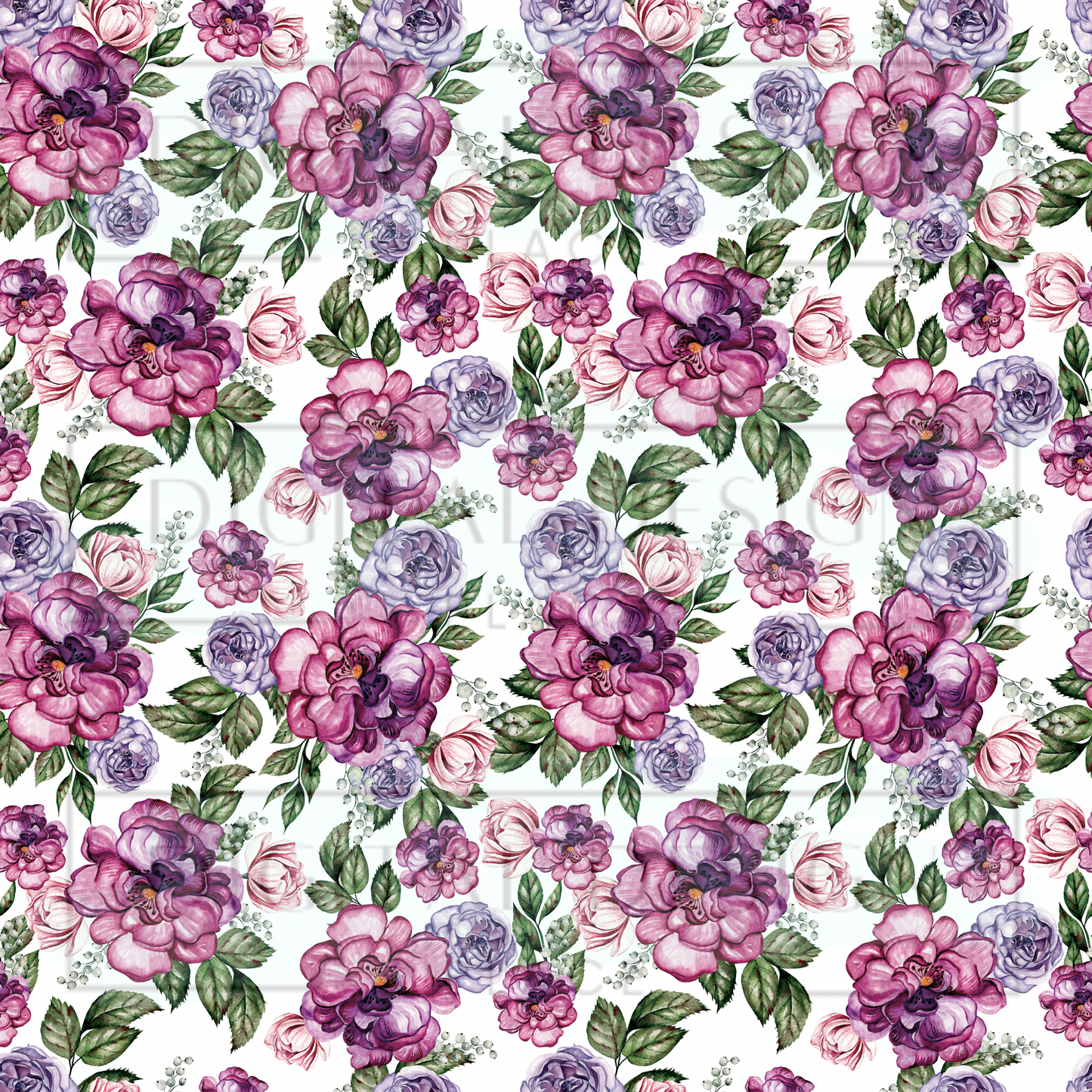 Purple Peonies VinylV798