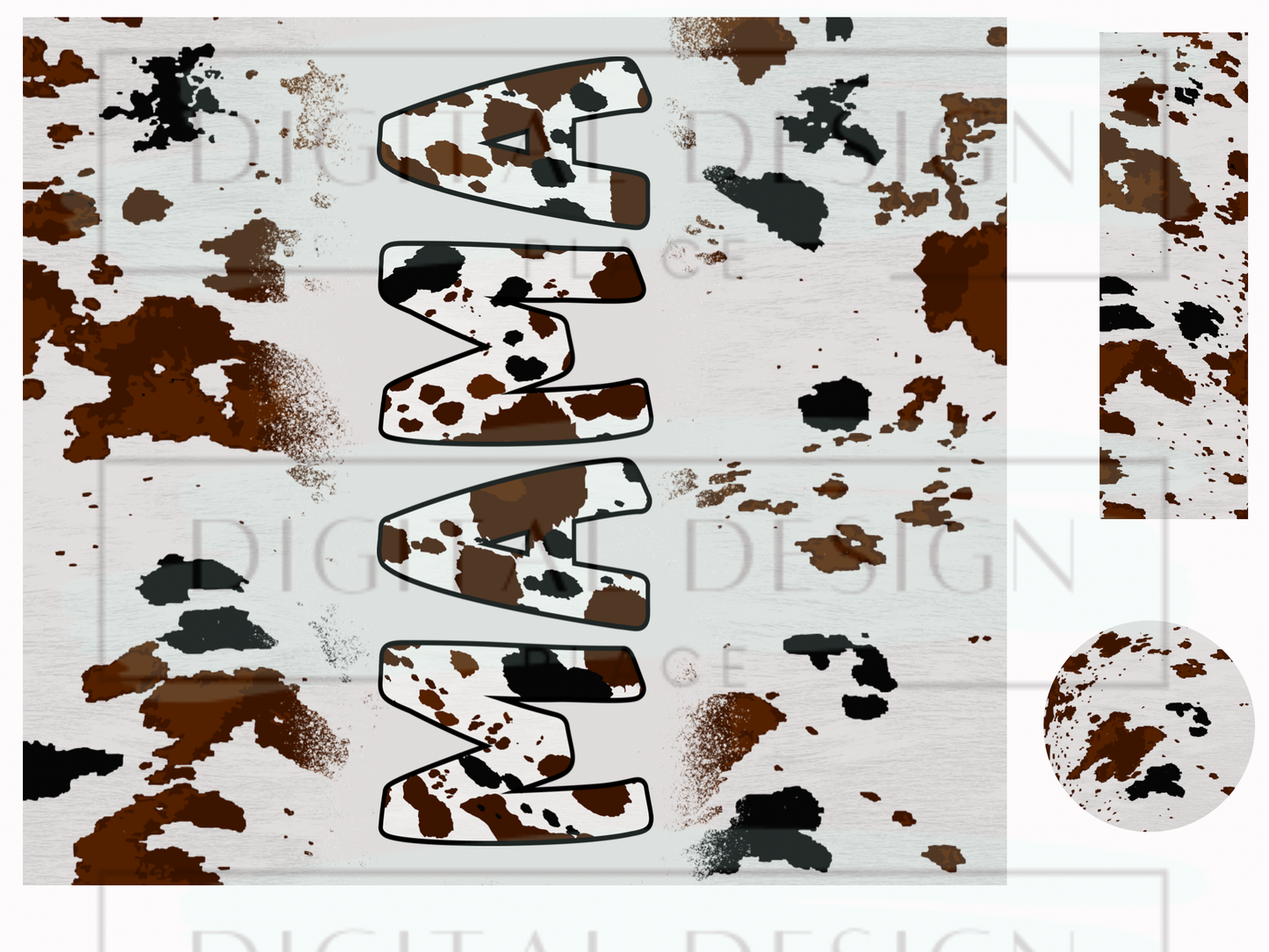 Cowprint Mama WrB176