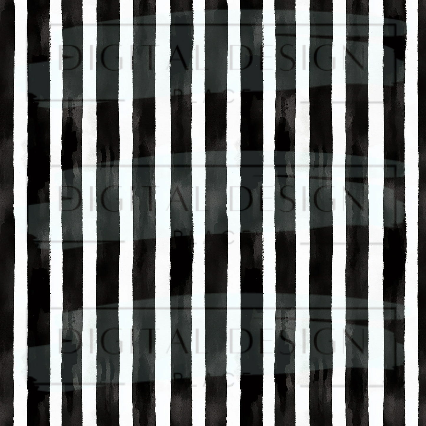 Gothic Circus Stripes VinylV2806
