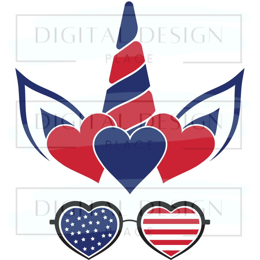 RWB Unicorn Glasses KidK10