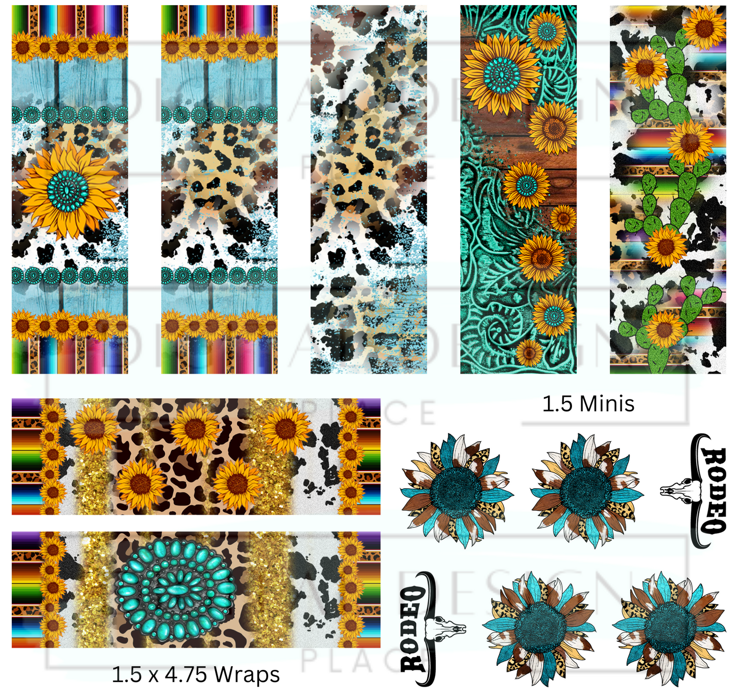 Western Pen Wrap Sheet PenP75