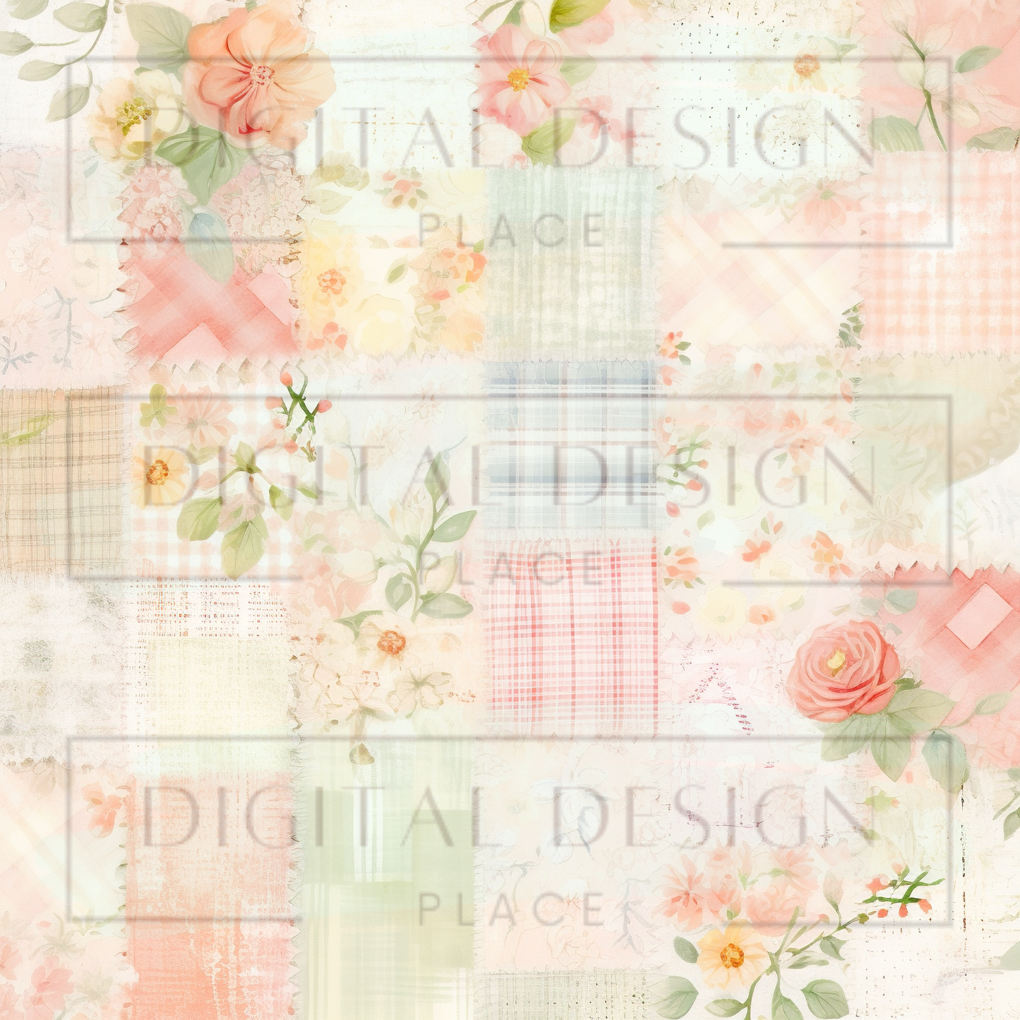 Picnic Patchwork VinylV1058