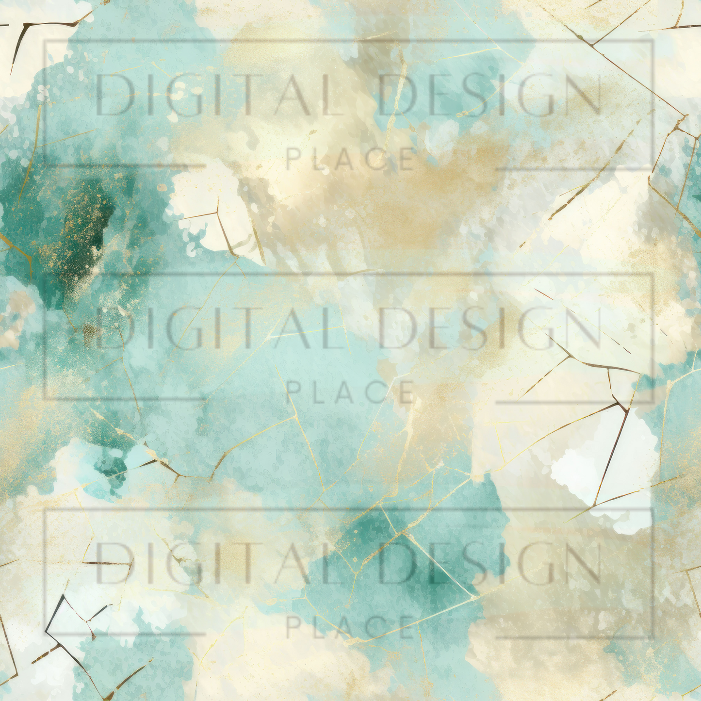 Sea Glass Watercolor VinylV1266