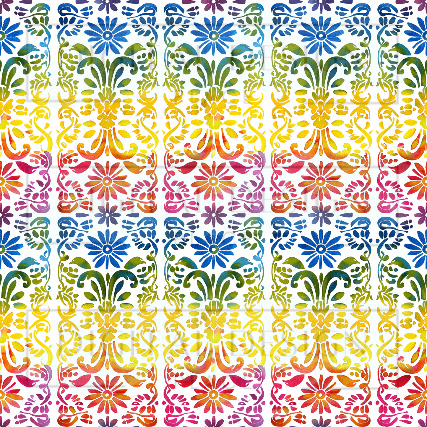 Colorful Textiles VinylV1277