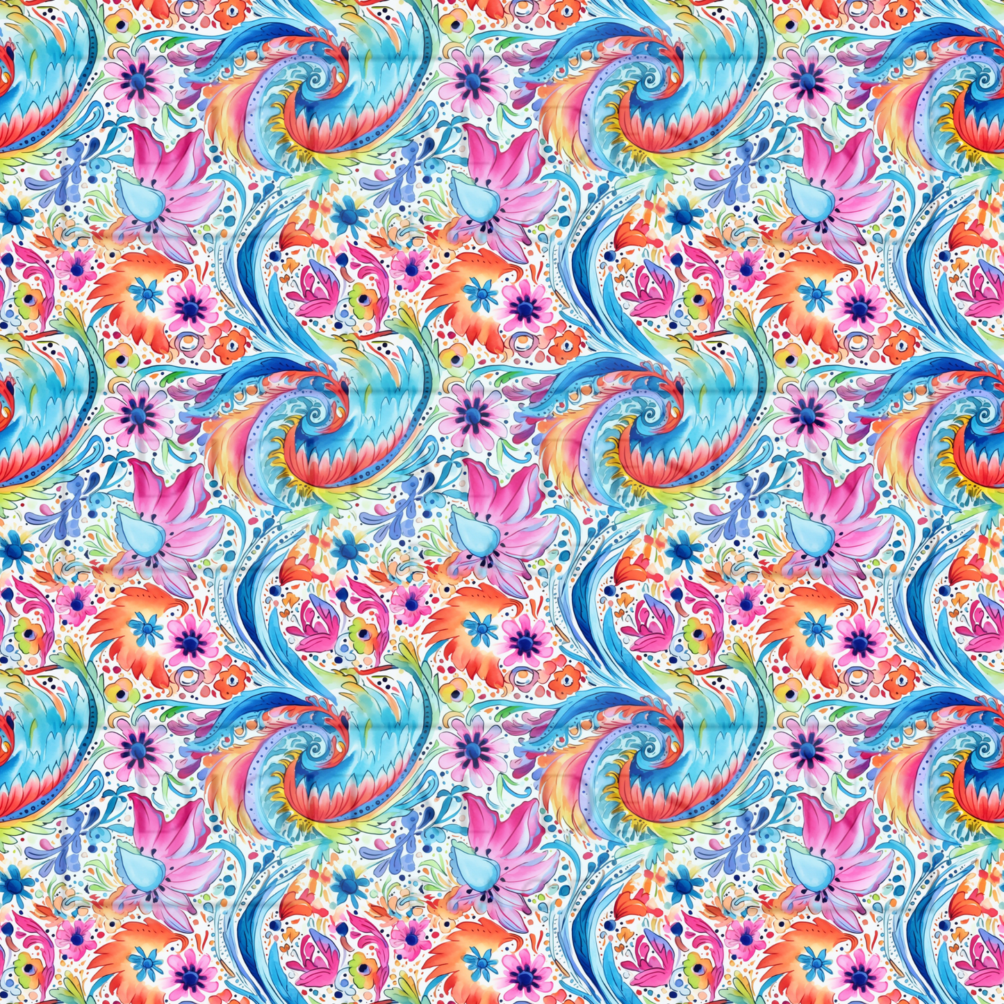 Rainbow Paisley VinylV1384