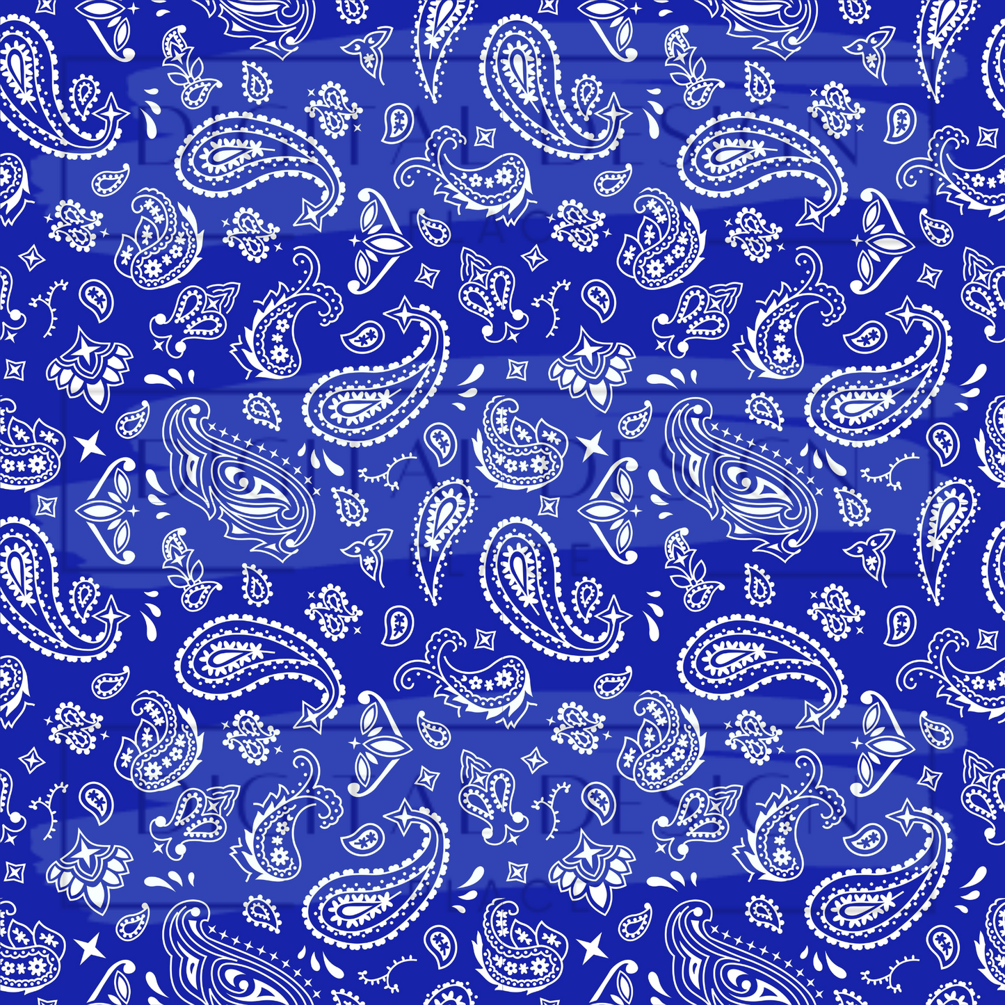 Royal Blue Bandana VinylV1398