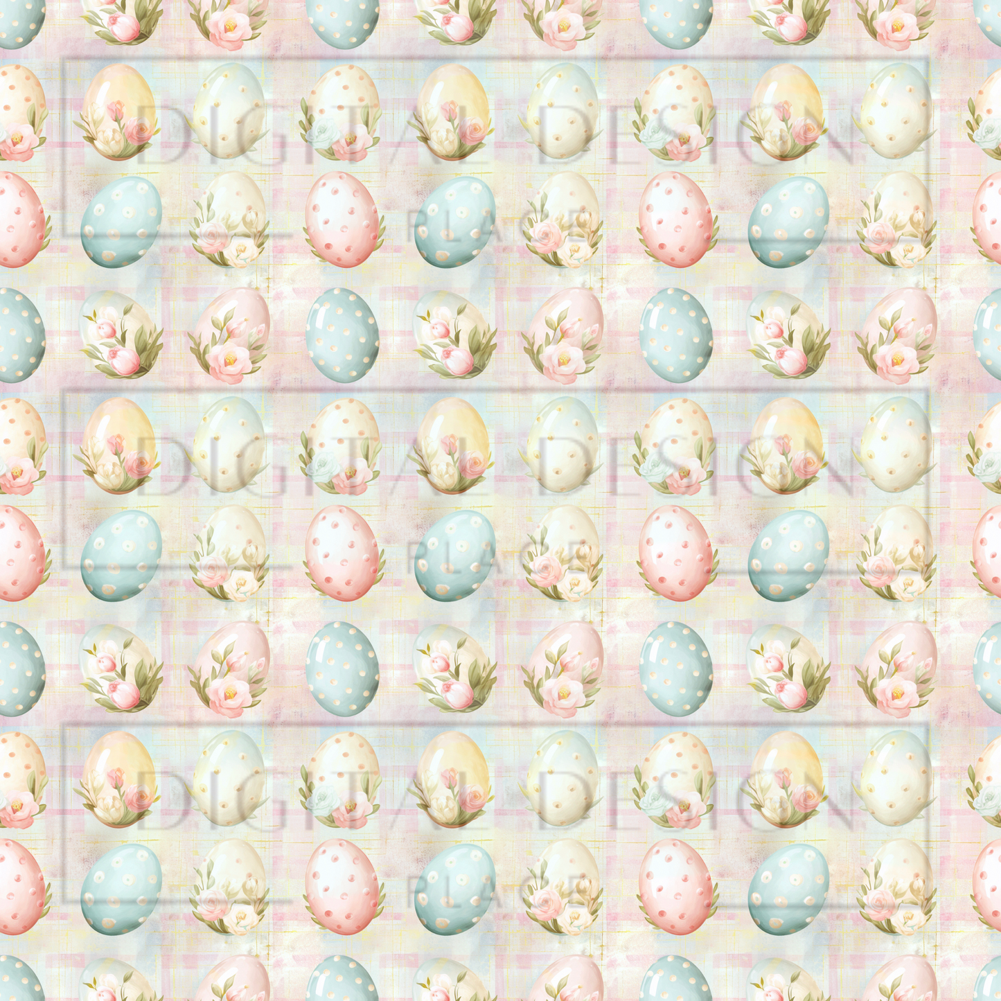 Easter Egg Collage VinylV2275