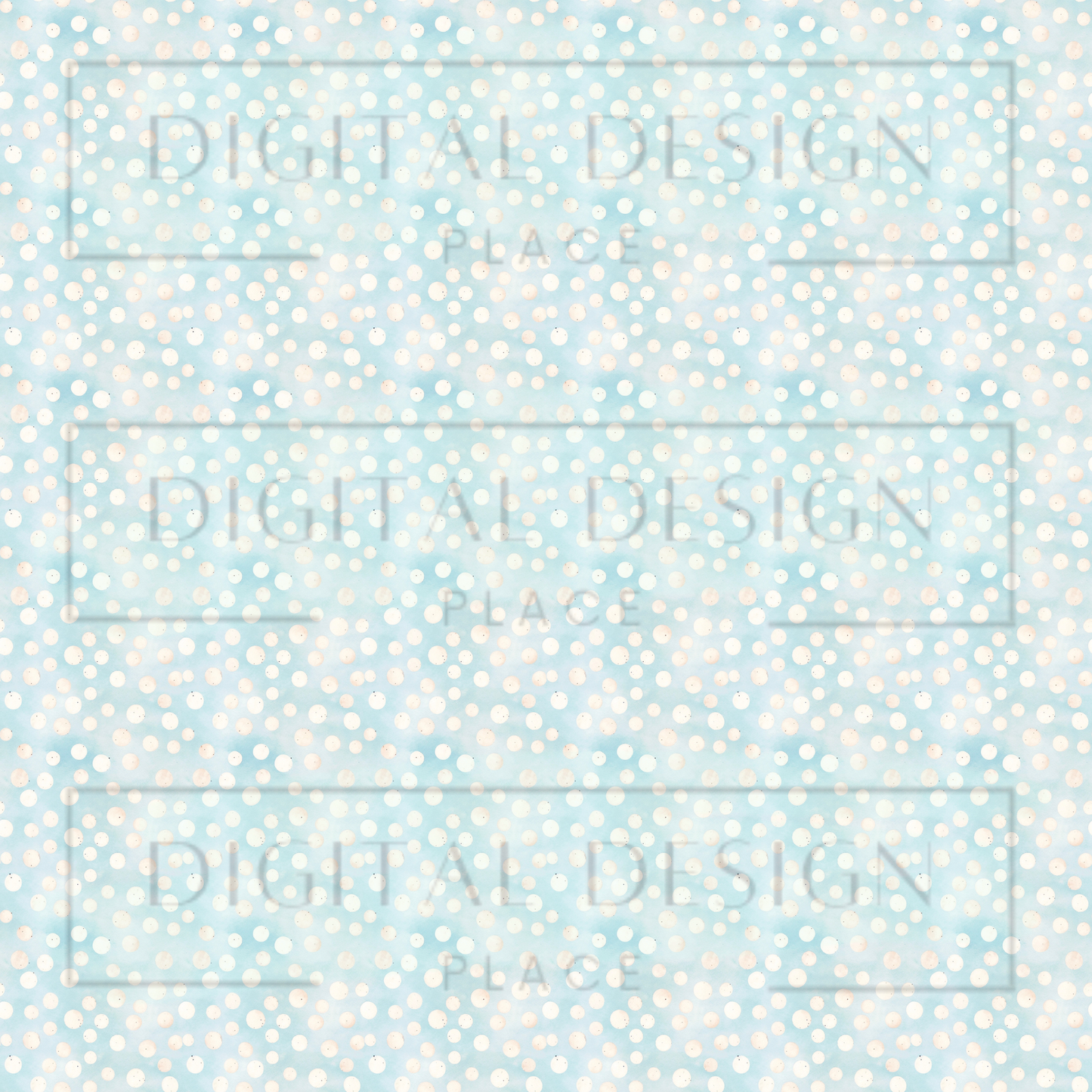 Pastel Blue Dots VinylV2285