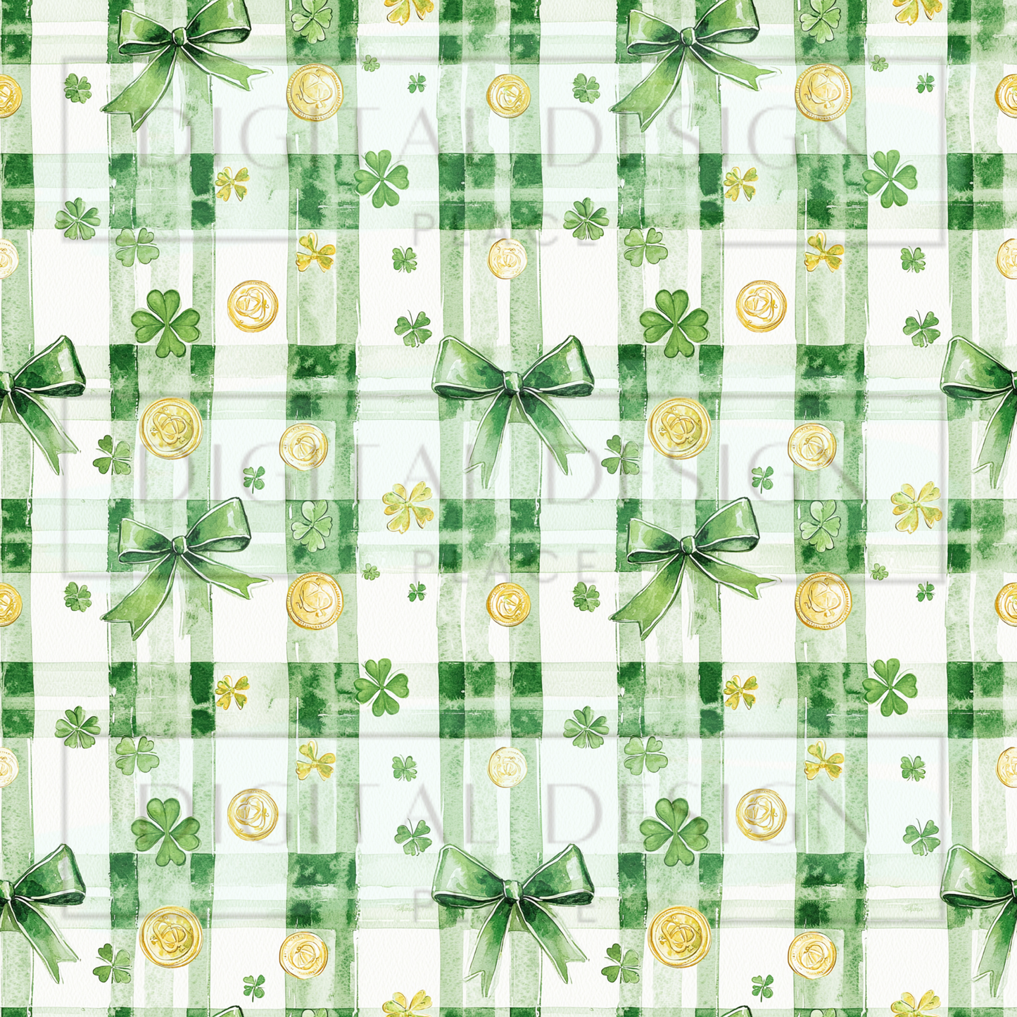 Clover Plaid VinylV2326