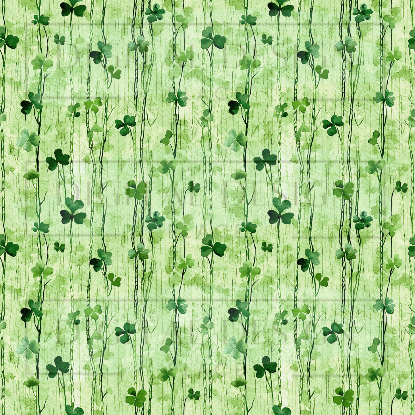 Green Clover Vines VinylV2327