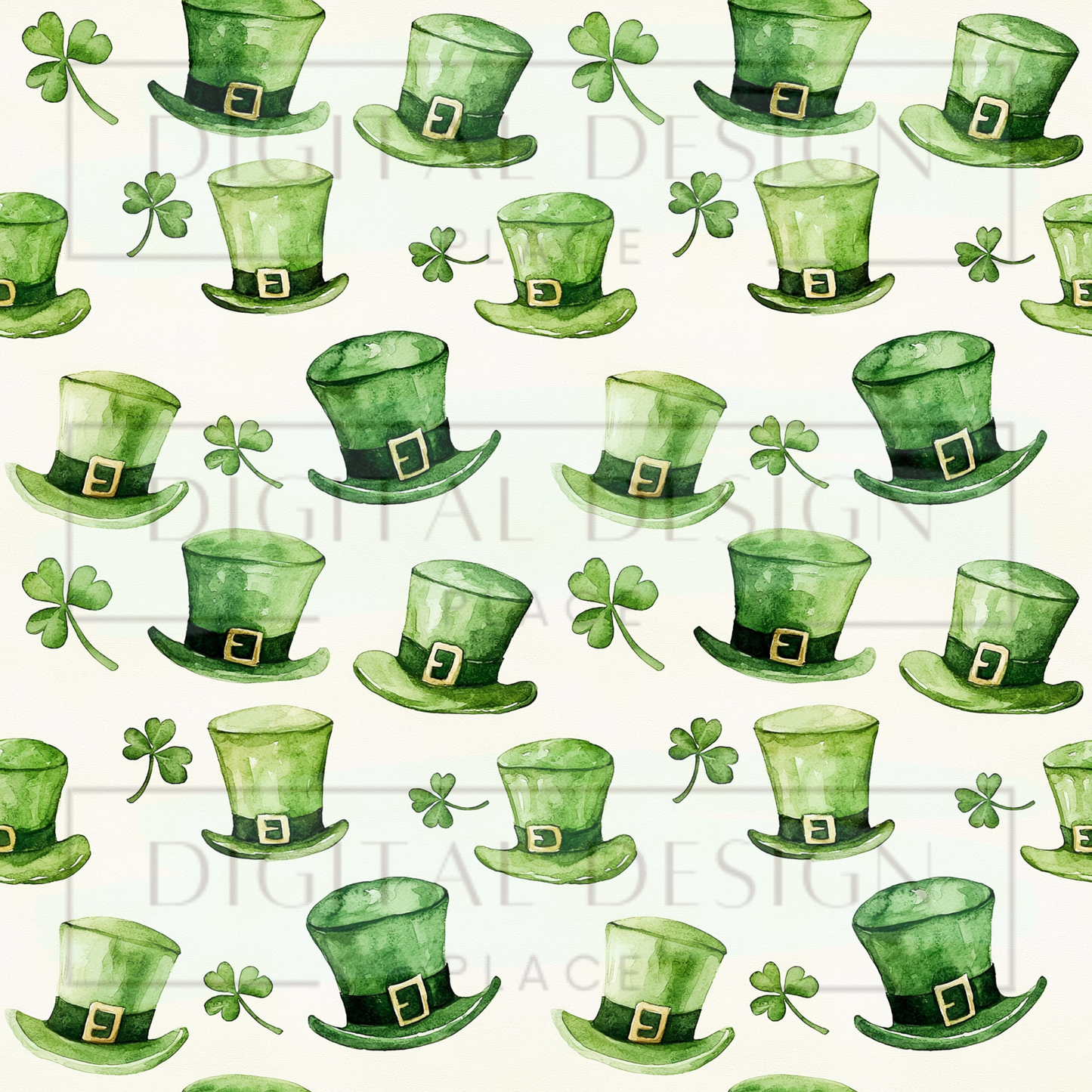 Green Lucky Hats VinylV2328