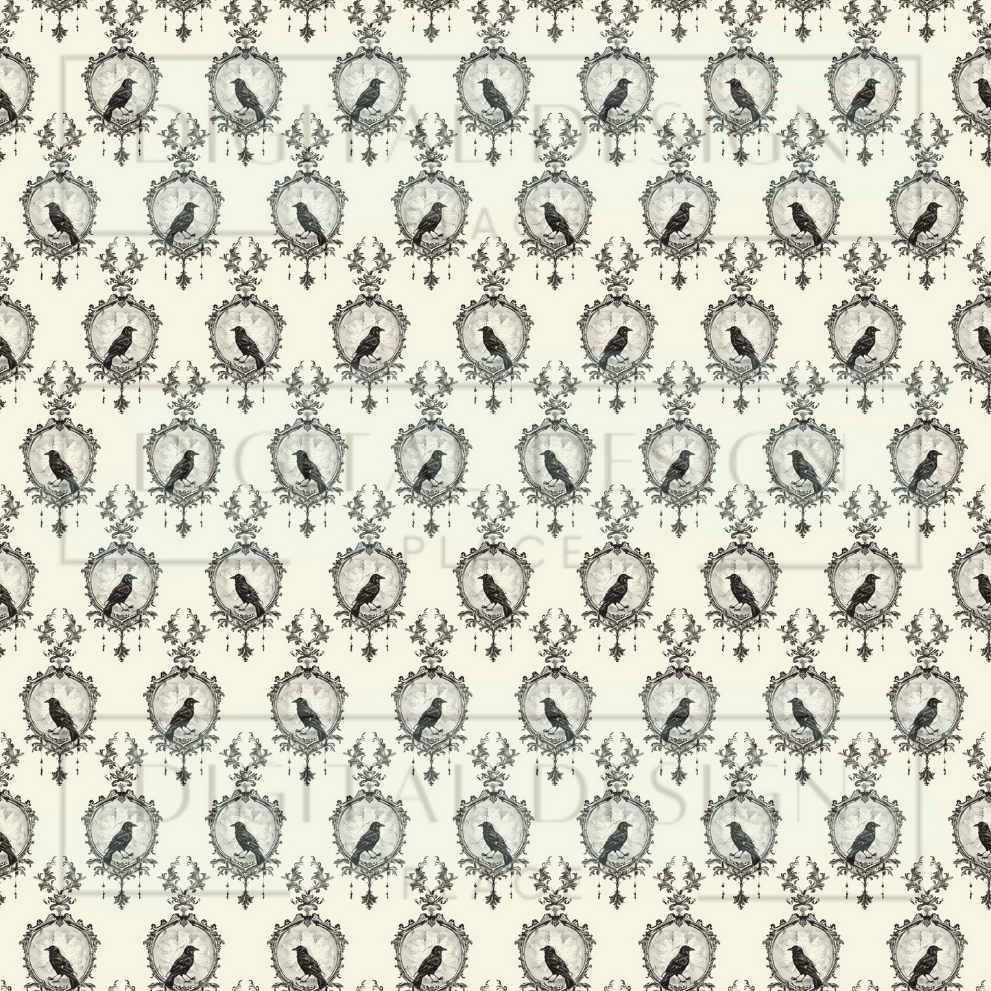 Haunted Wallpaper VinylV2487