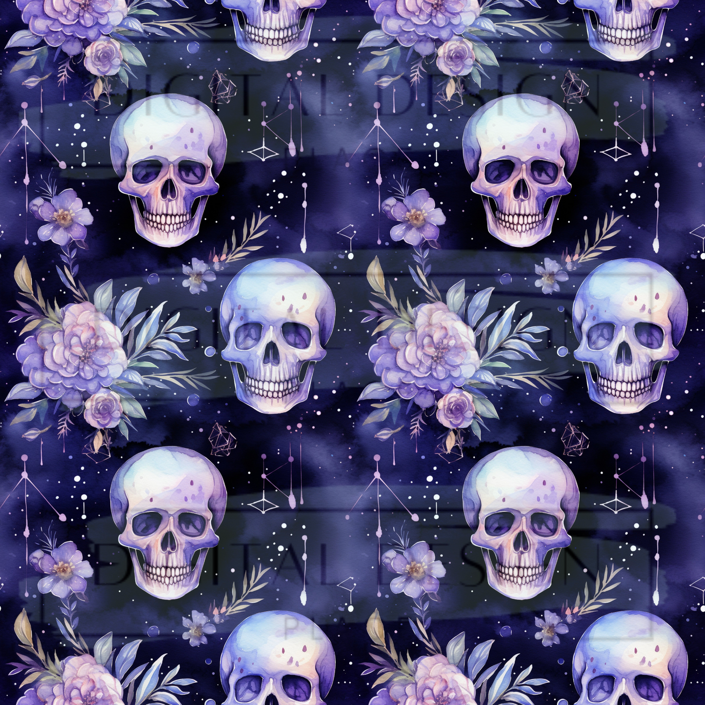 Purple Skull Skies VinylV2505