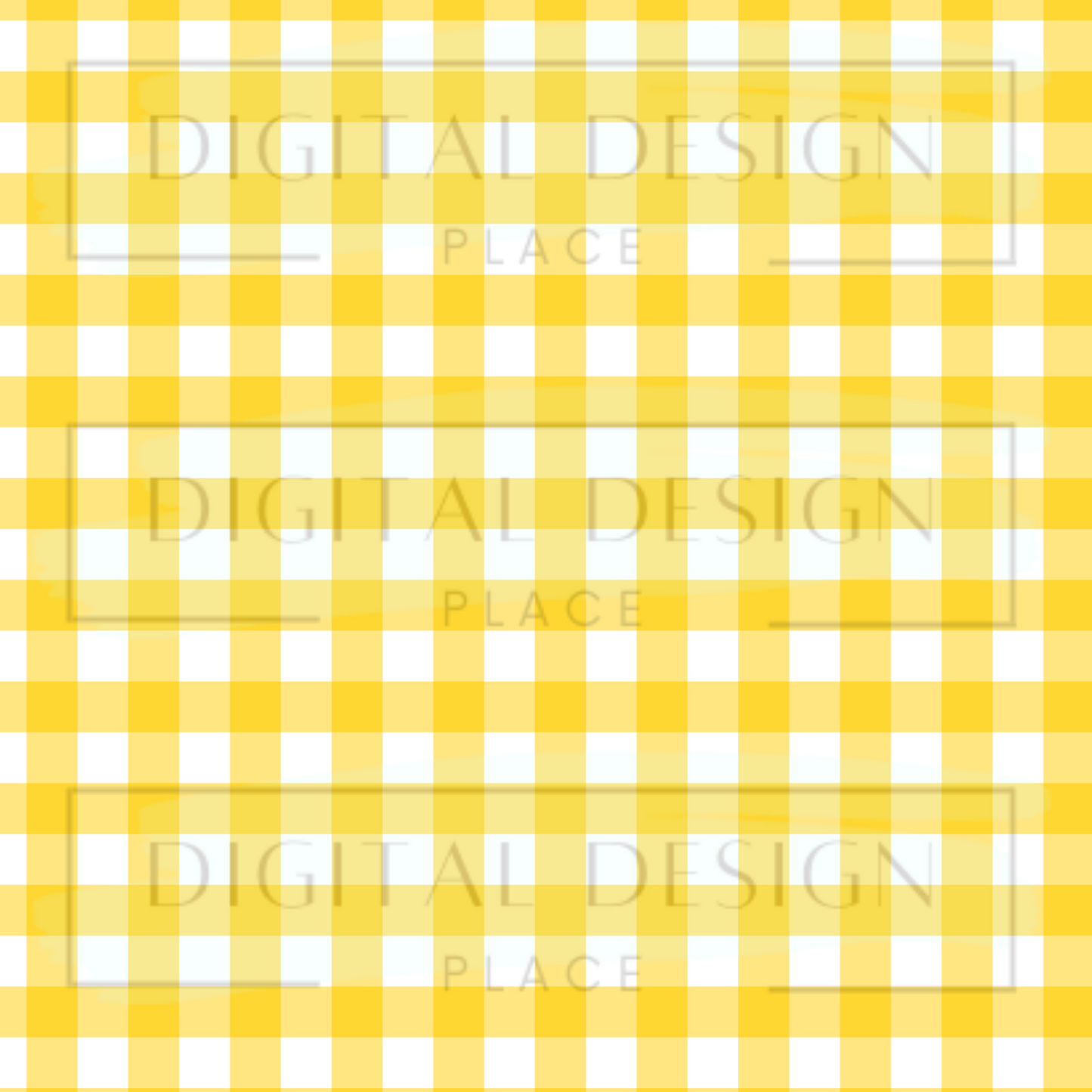 Yellow Gingham VinylV614
