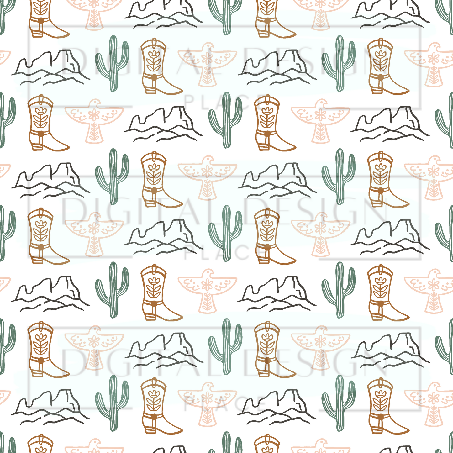 Western Patchwork VinylV649