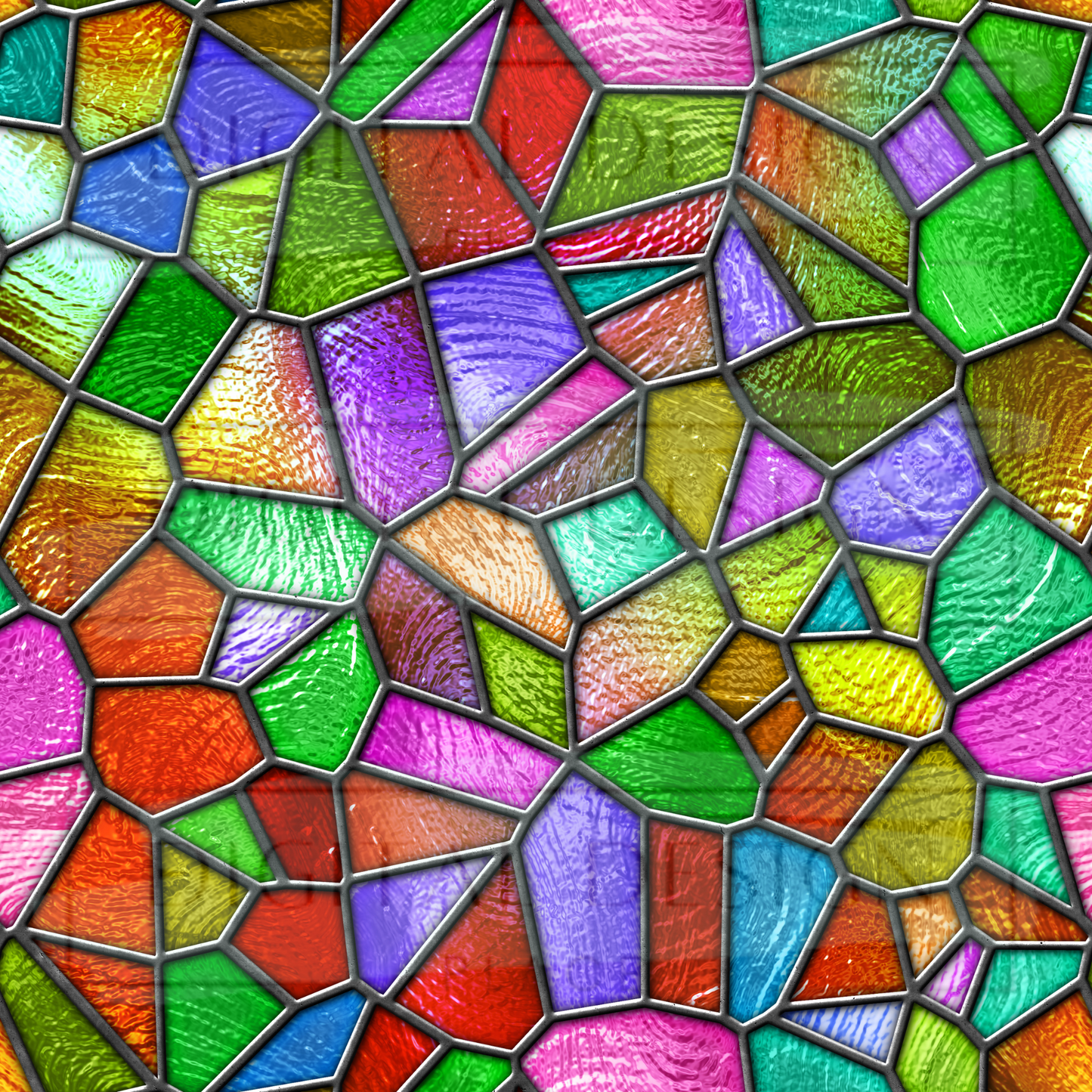 Stained Glass Rainbow 2 VinylV679