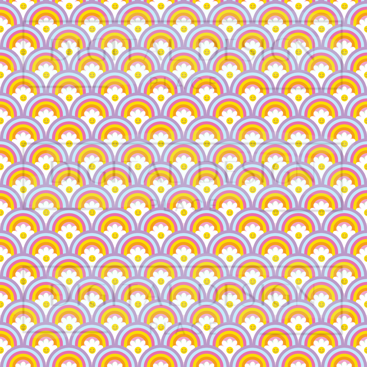 Rainbow Bright Daisies VinylV740