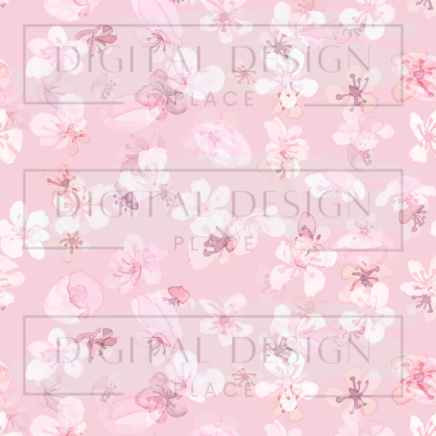 Pink Whimsy Floral VinylV935