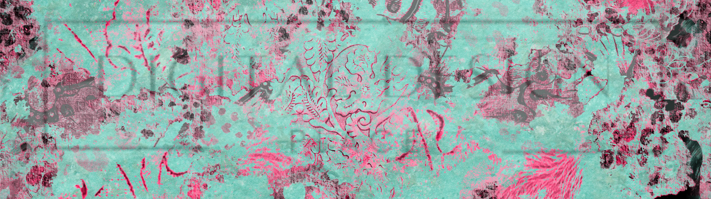 Turquoise Patchwork Wrap DupW10