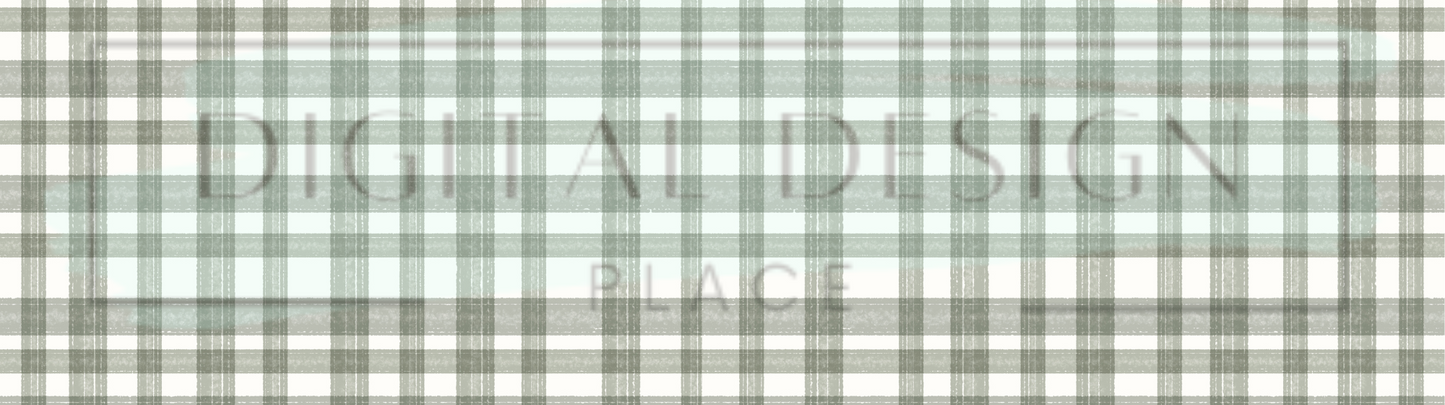 Sage Green Plaid Wrap DupW3