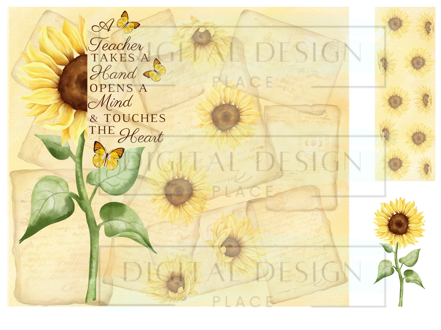 Teacher Sunflower WrB22