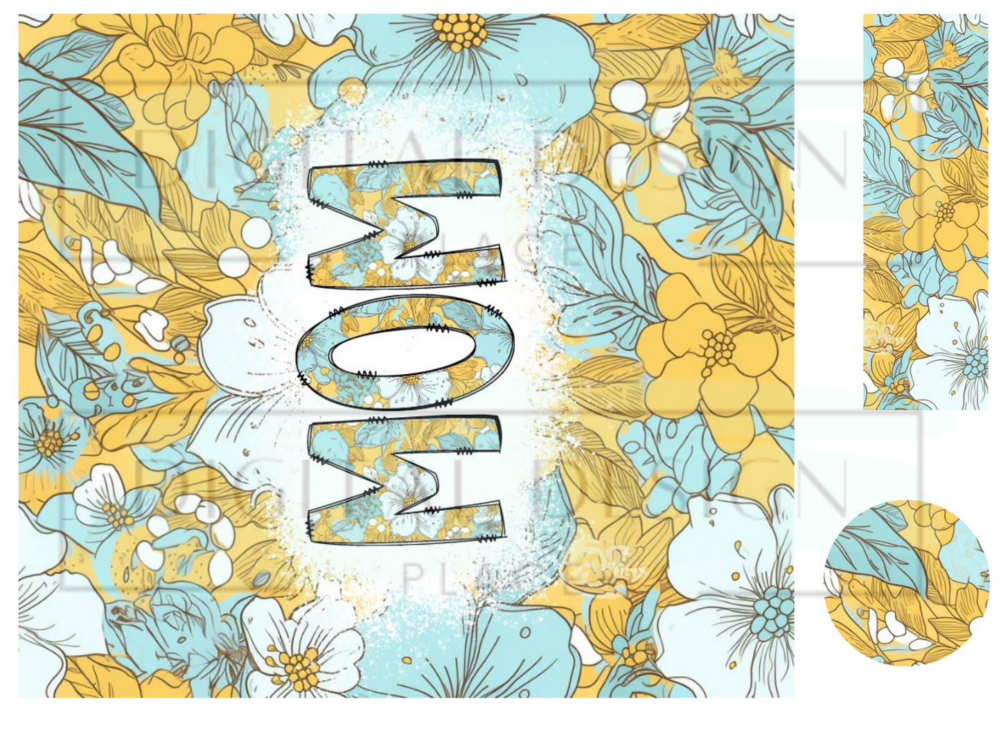 Yellow/Blue Mom WrB257