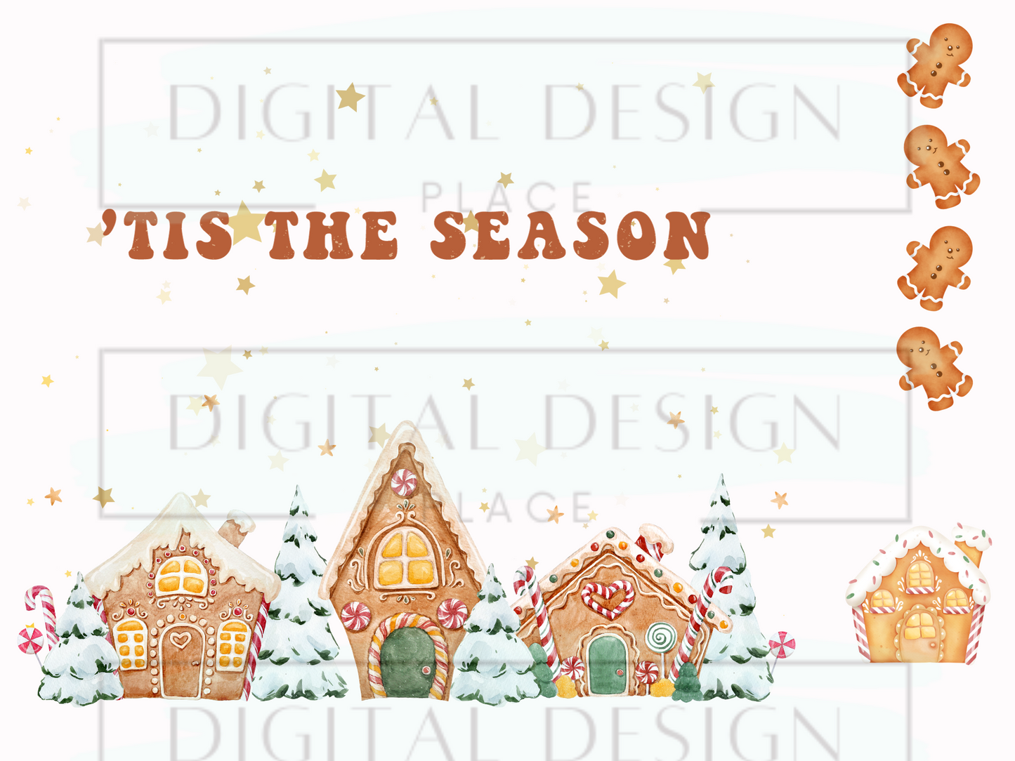 Tis the Season Gingerbread WrB77